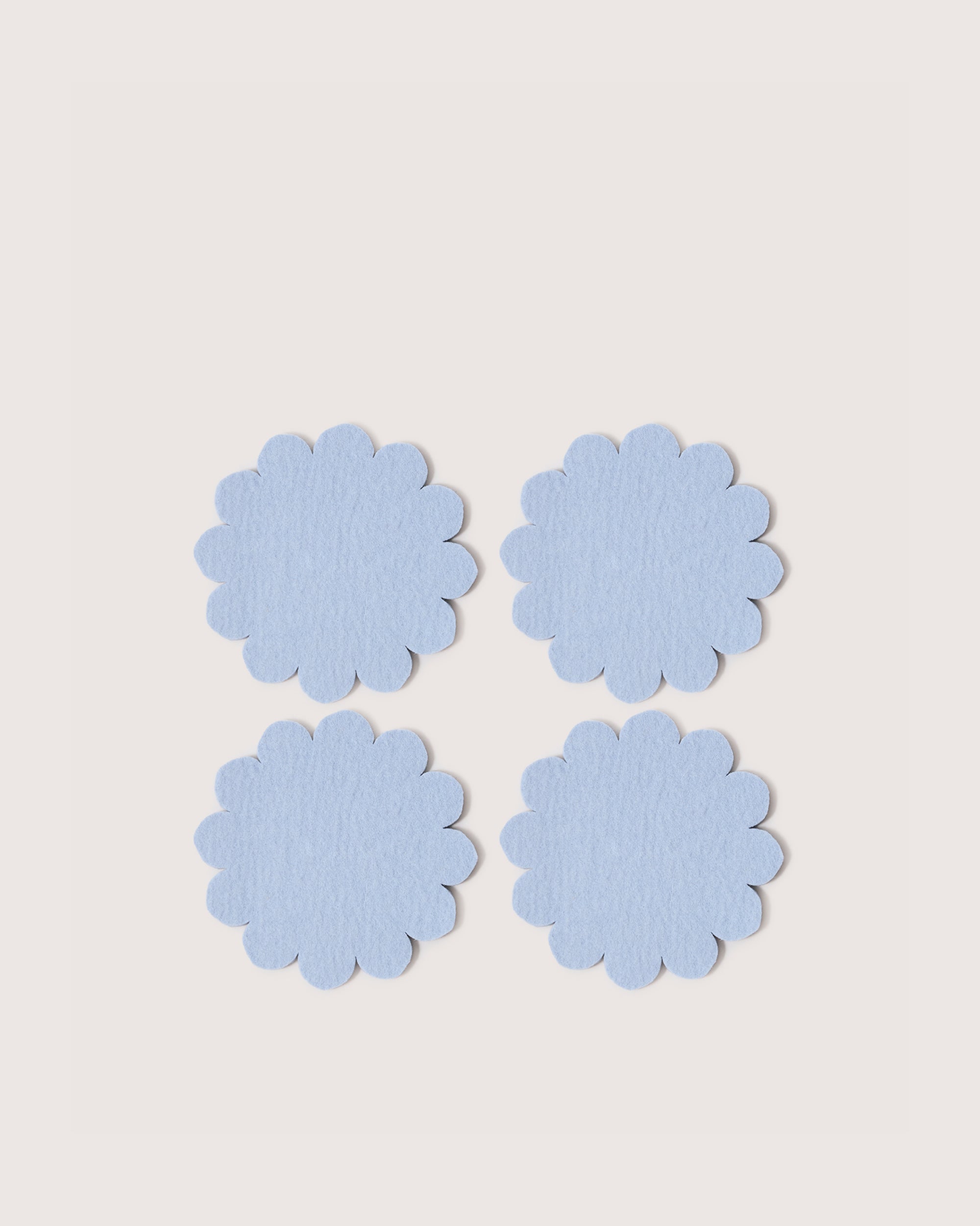 Crest Merino Wool Coaster Solid 4 Pack — Final Sale
