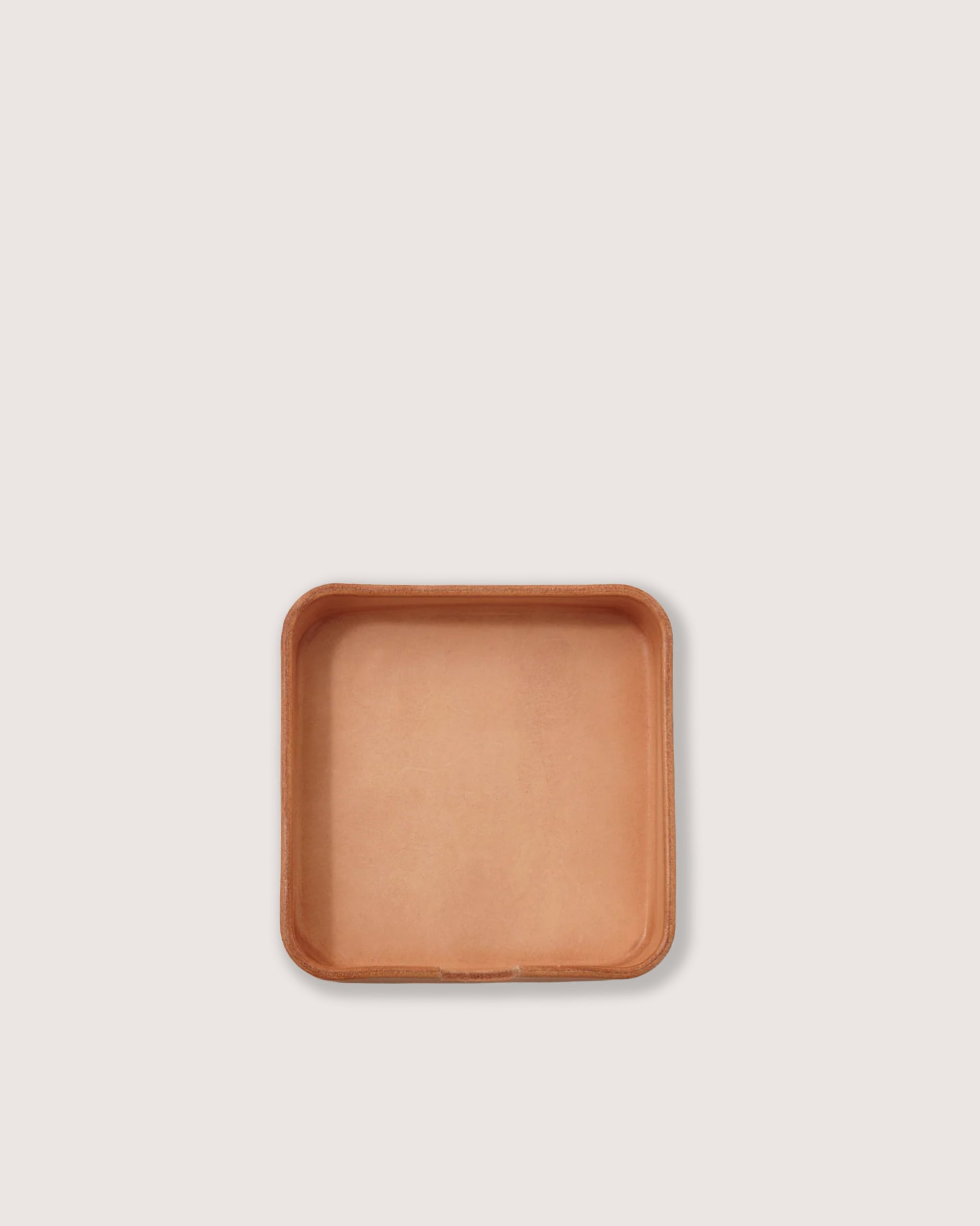 Kobon Leather/Merino Wool Square Tray 4 Pack Coaster Set