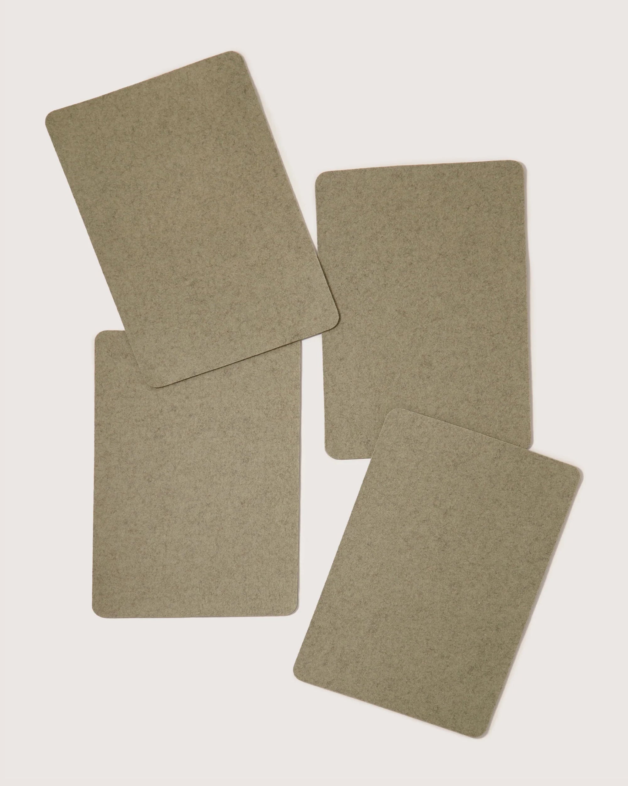 Merino Wool Rectangle Placemat - 4 Pack