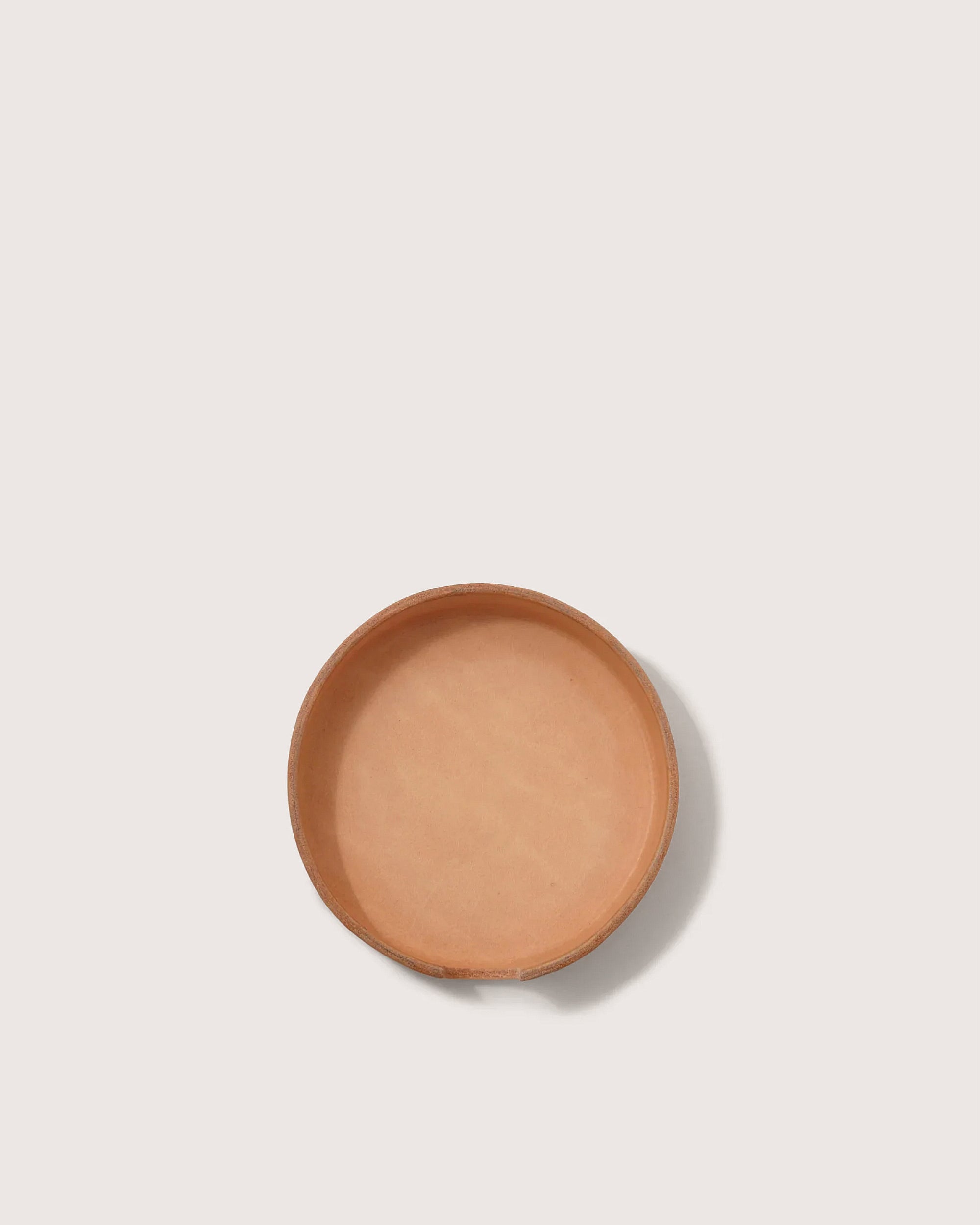 Kobon Leather Round Tray