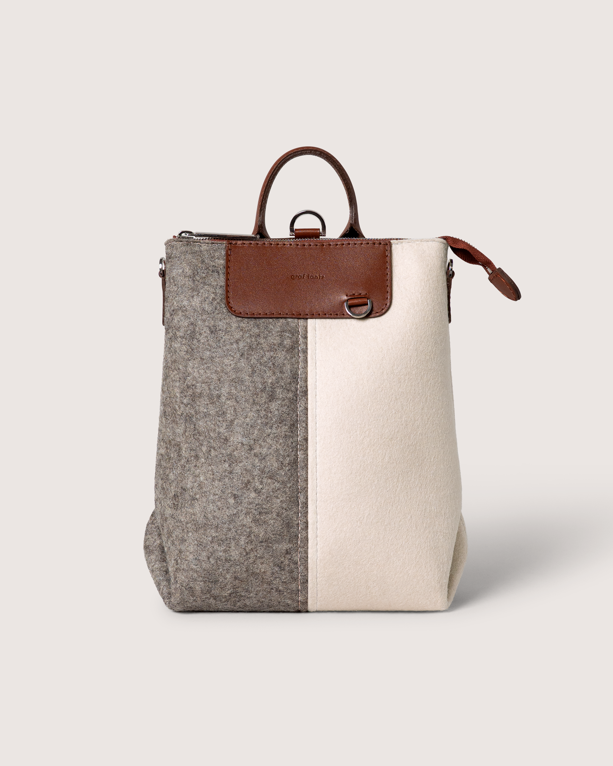 Bedford Merino Wool Midi Colorblock Backpack