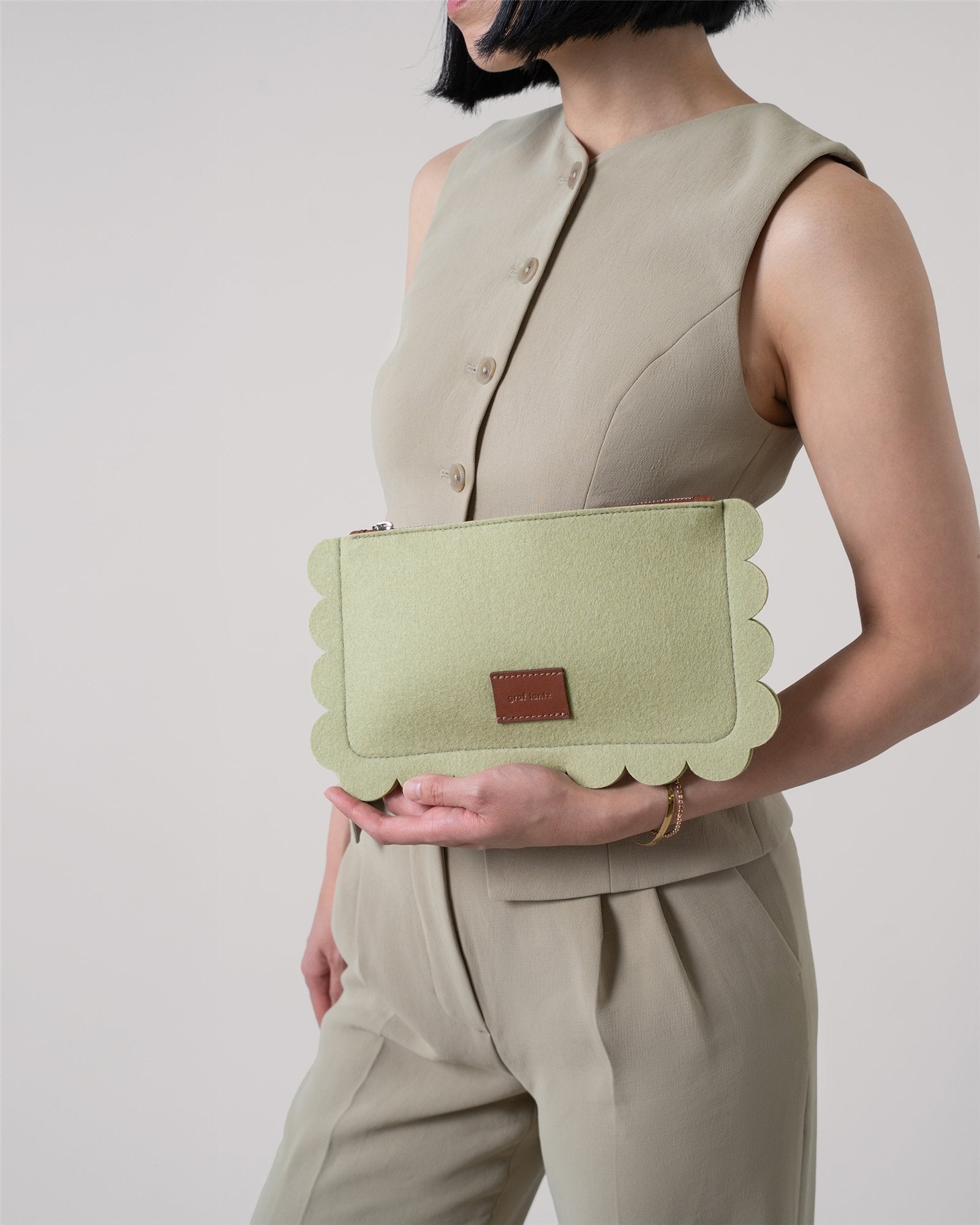 Deco Edge Merino Wool Pouch