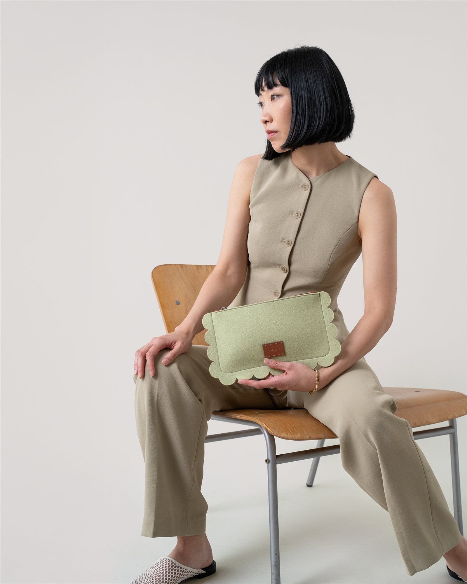 Deco Edge Merino Wool Pouch