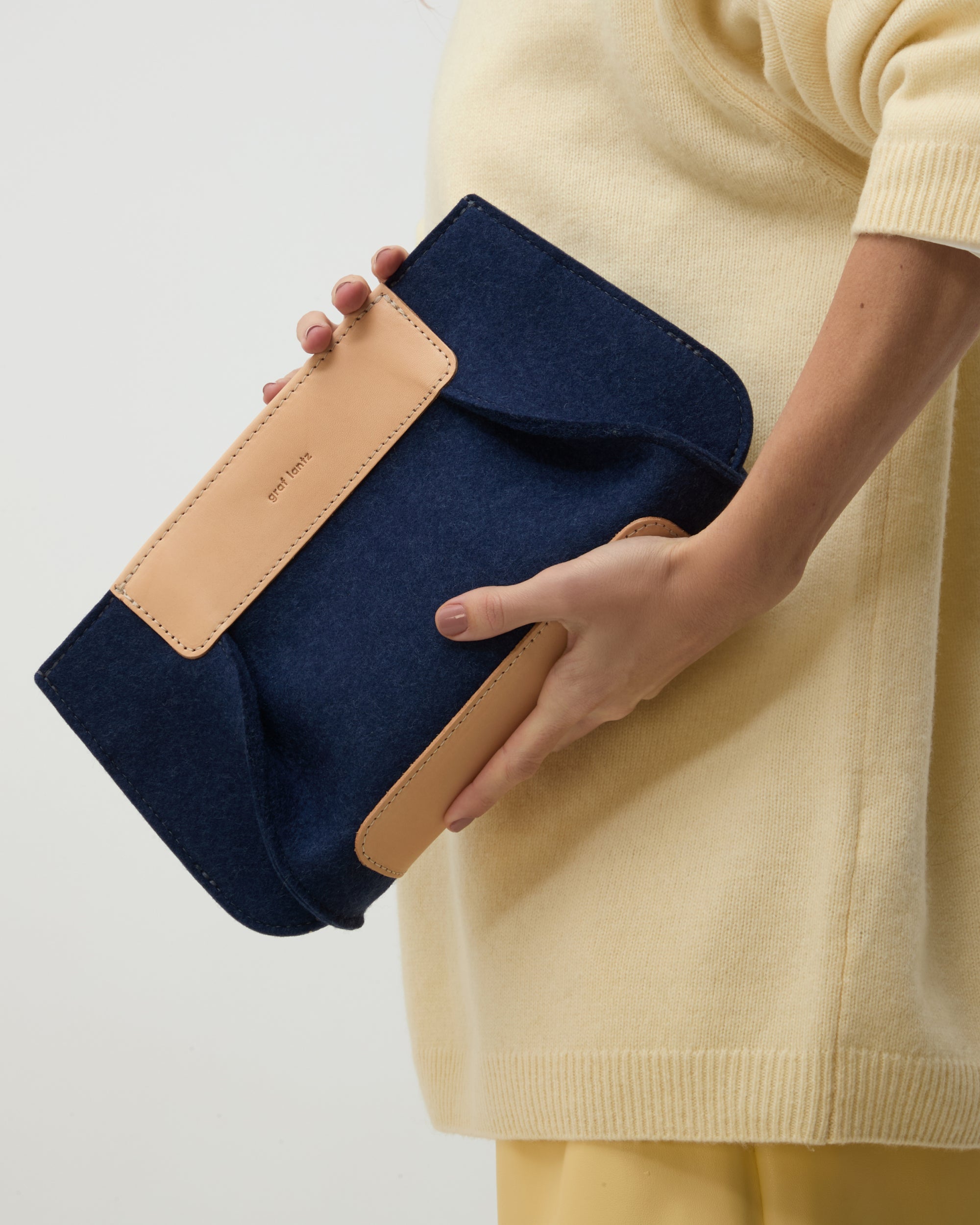Frankie Merino Wool Clutch — Final Sale