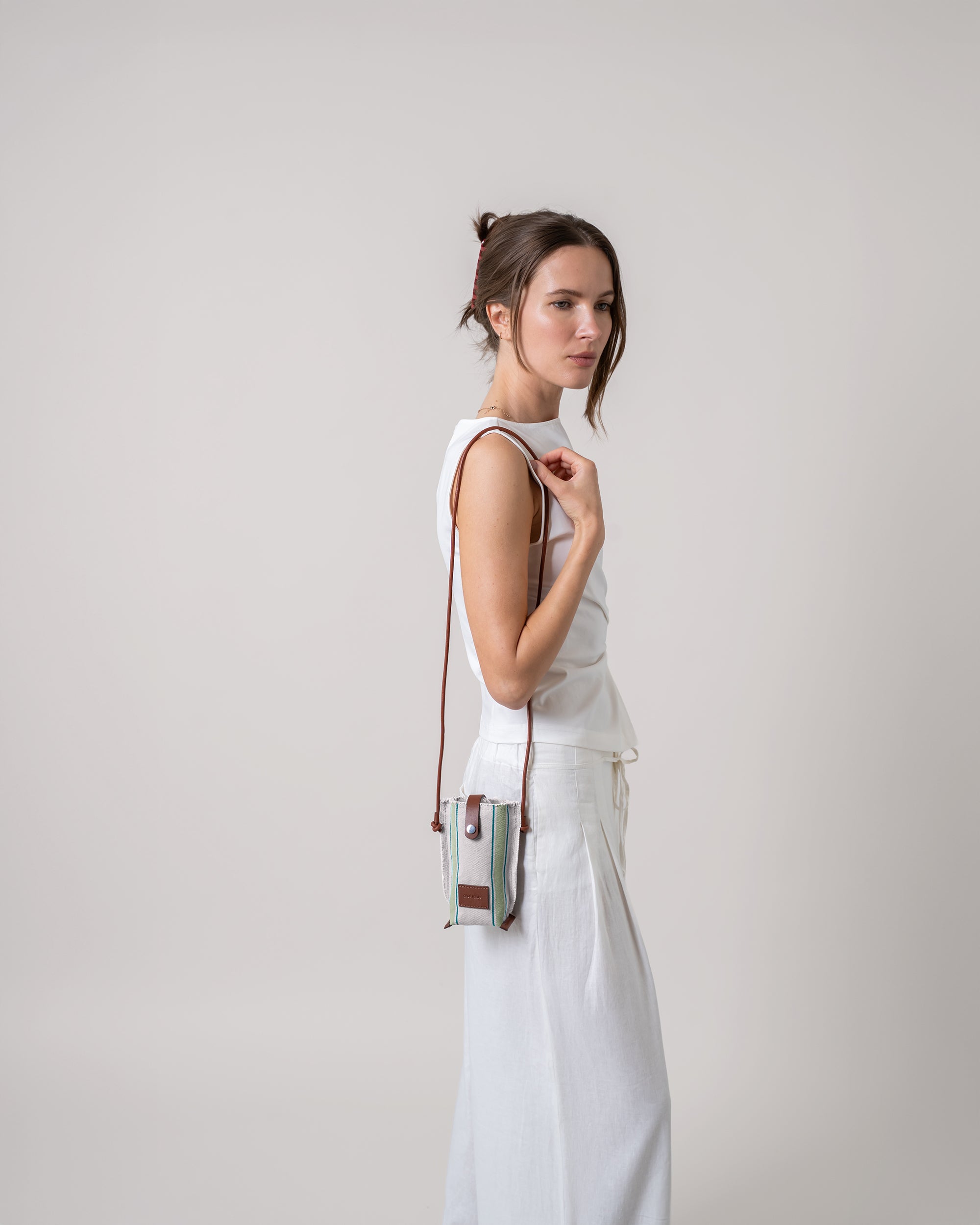 Hana Canvas Phone Crossbody