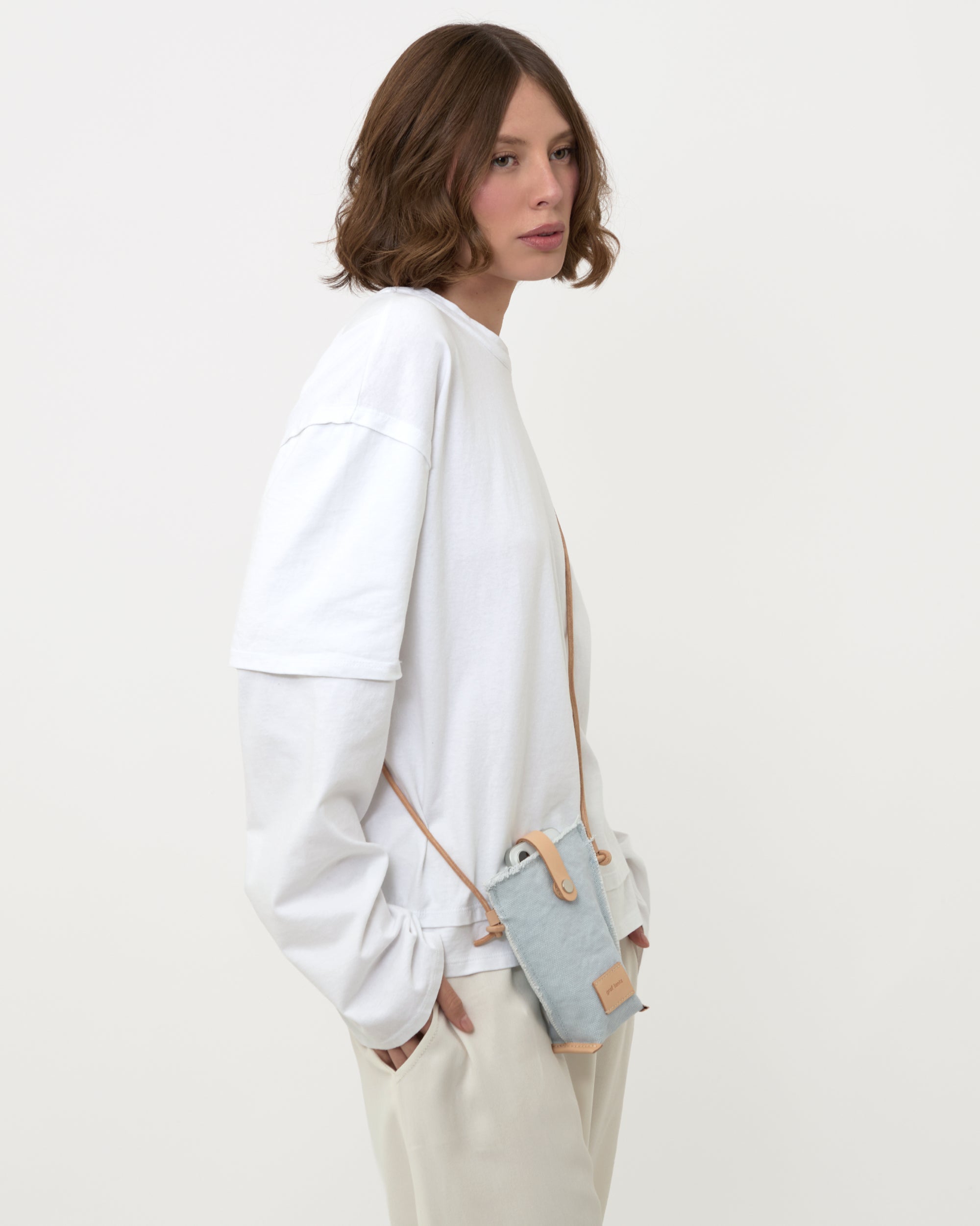Hana Canvas Phone Crossbody