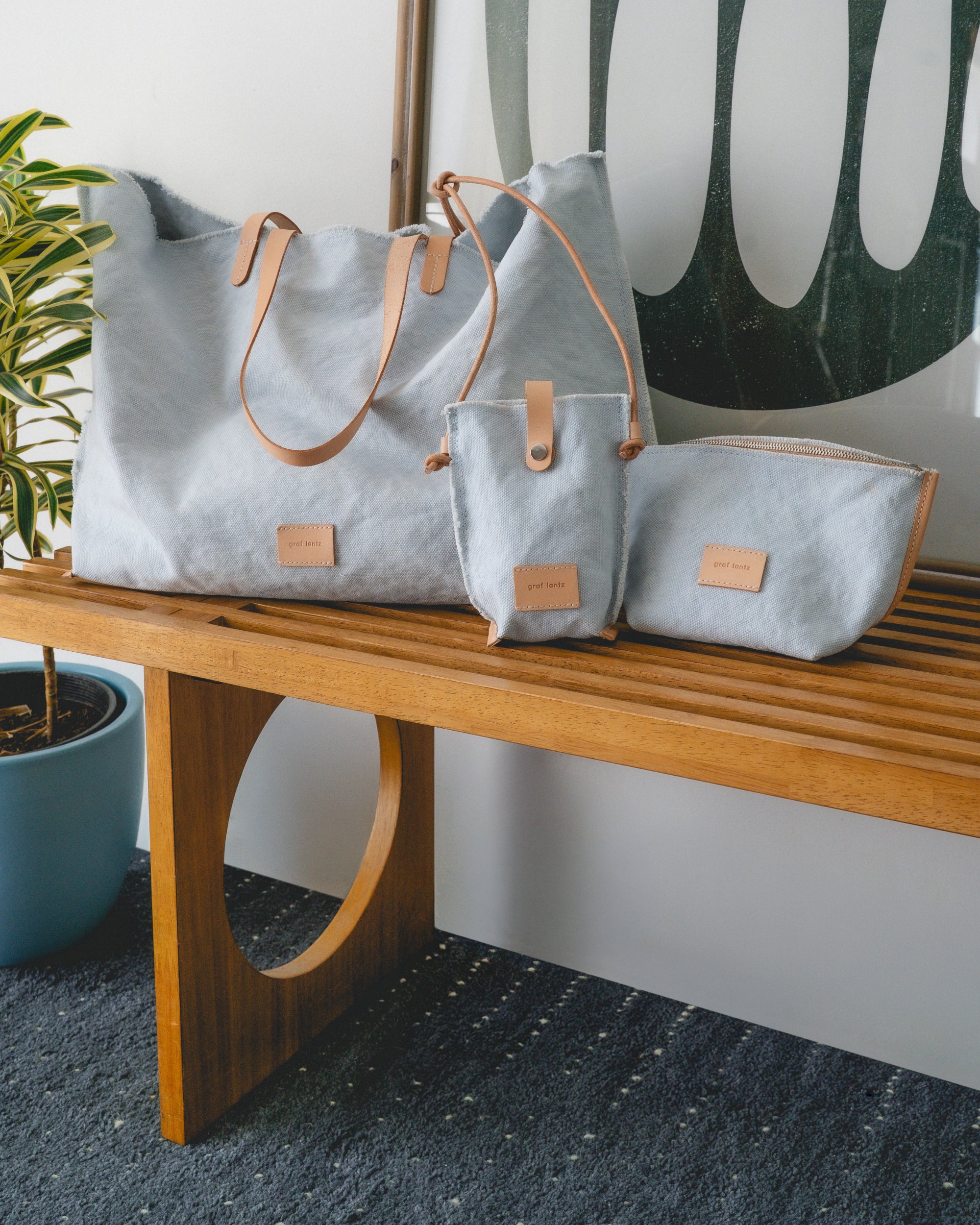 Hana Canvas Bag Travel Set