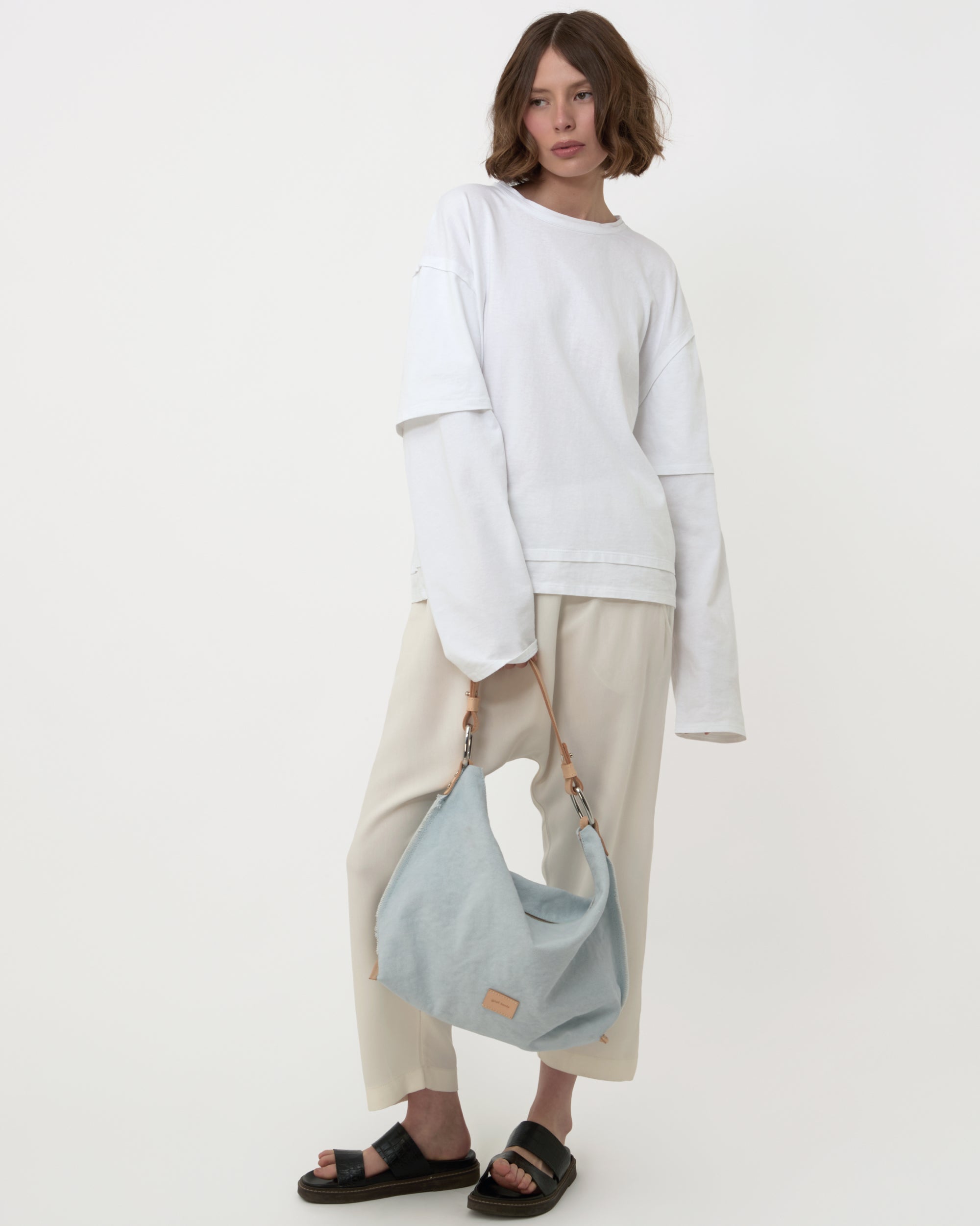 Hana Canvas Hobo Bag