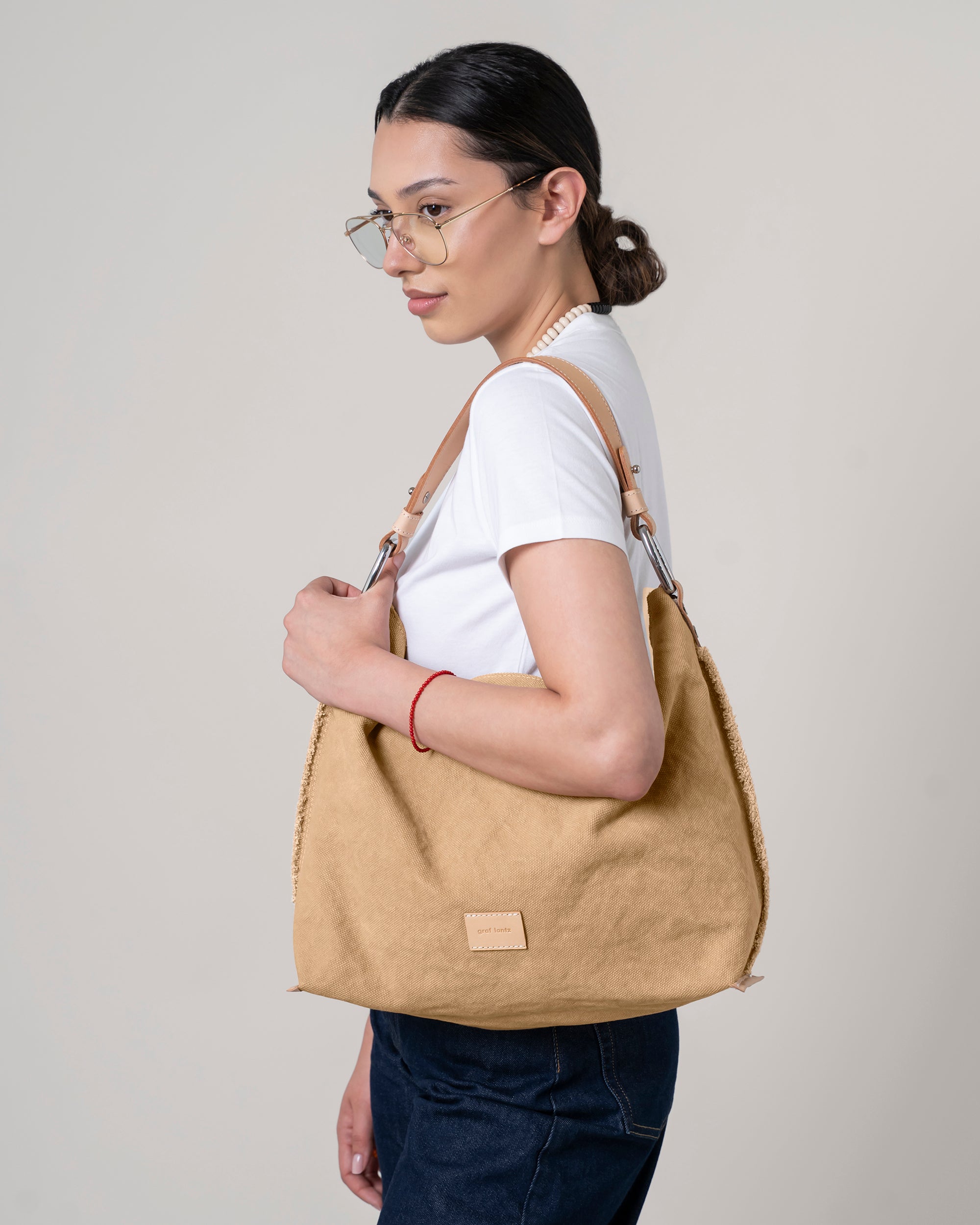 Hana Canvas Hobo Bag