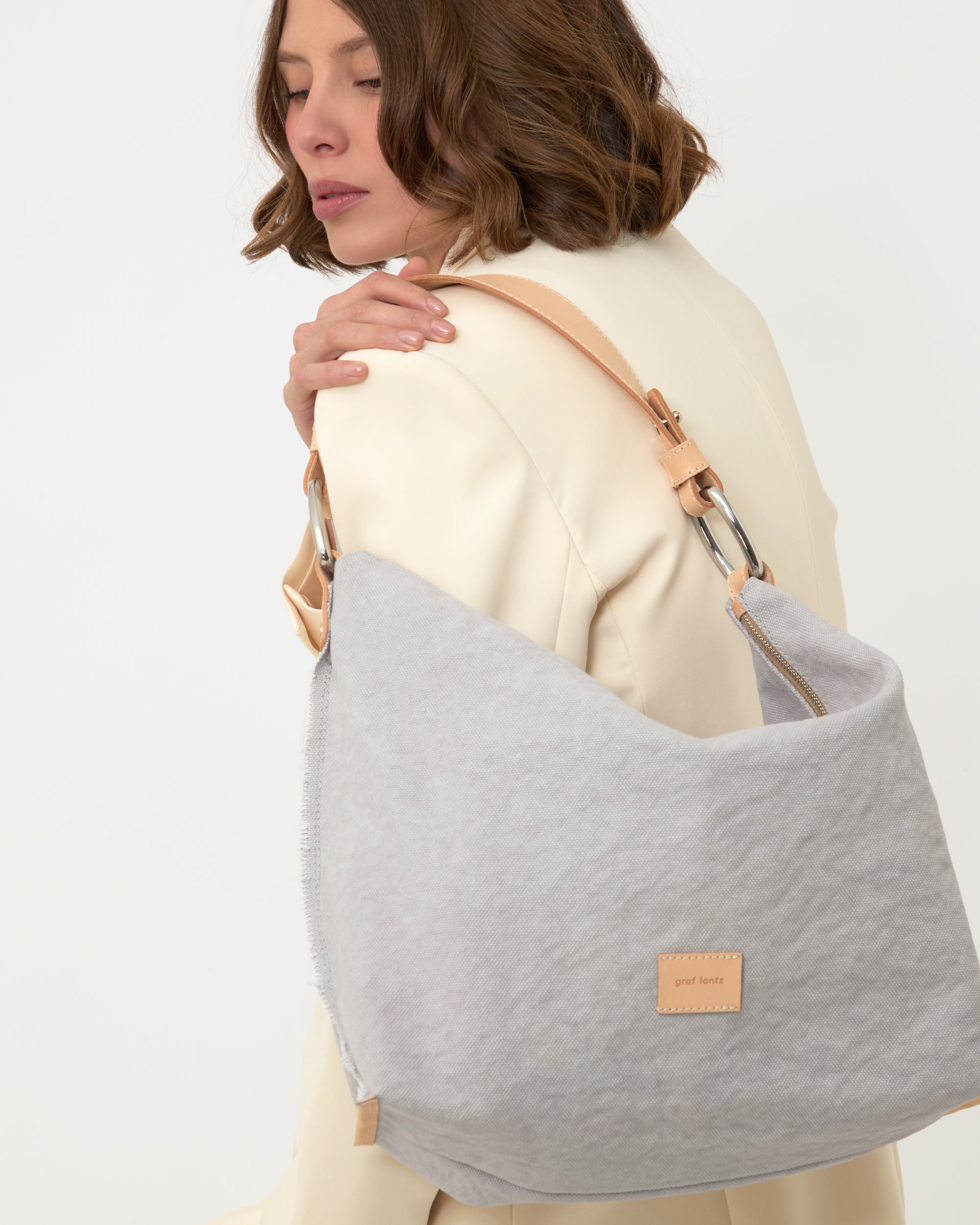 Hana Canvas Hobo Bag