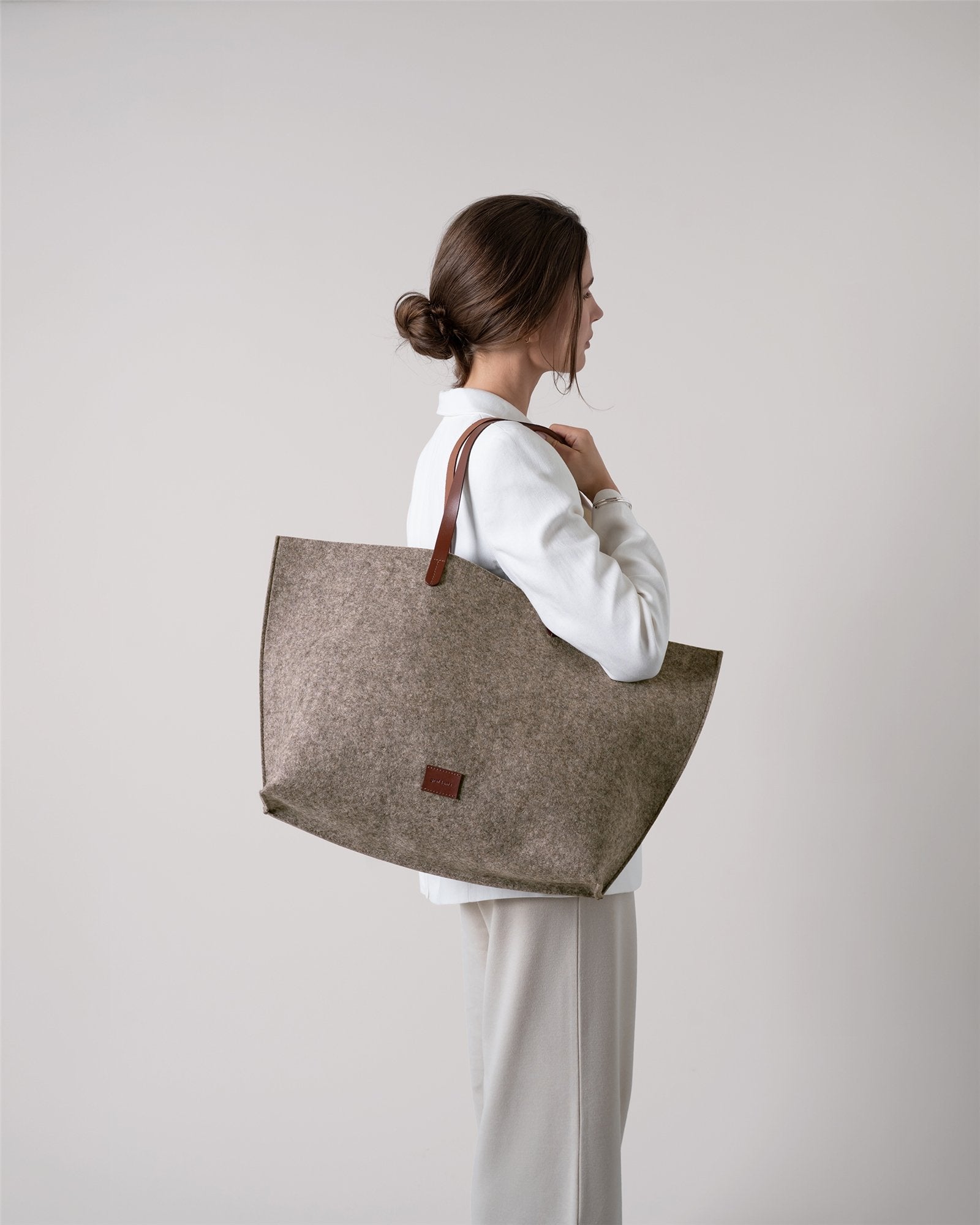 Hana Merino Wool Boat Bag