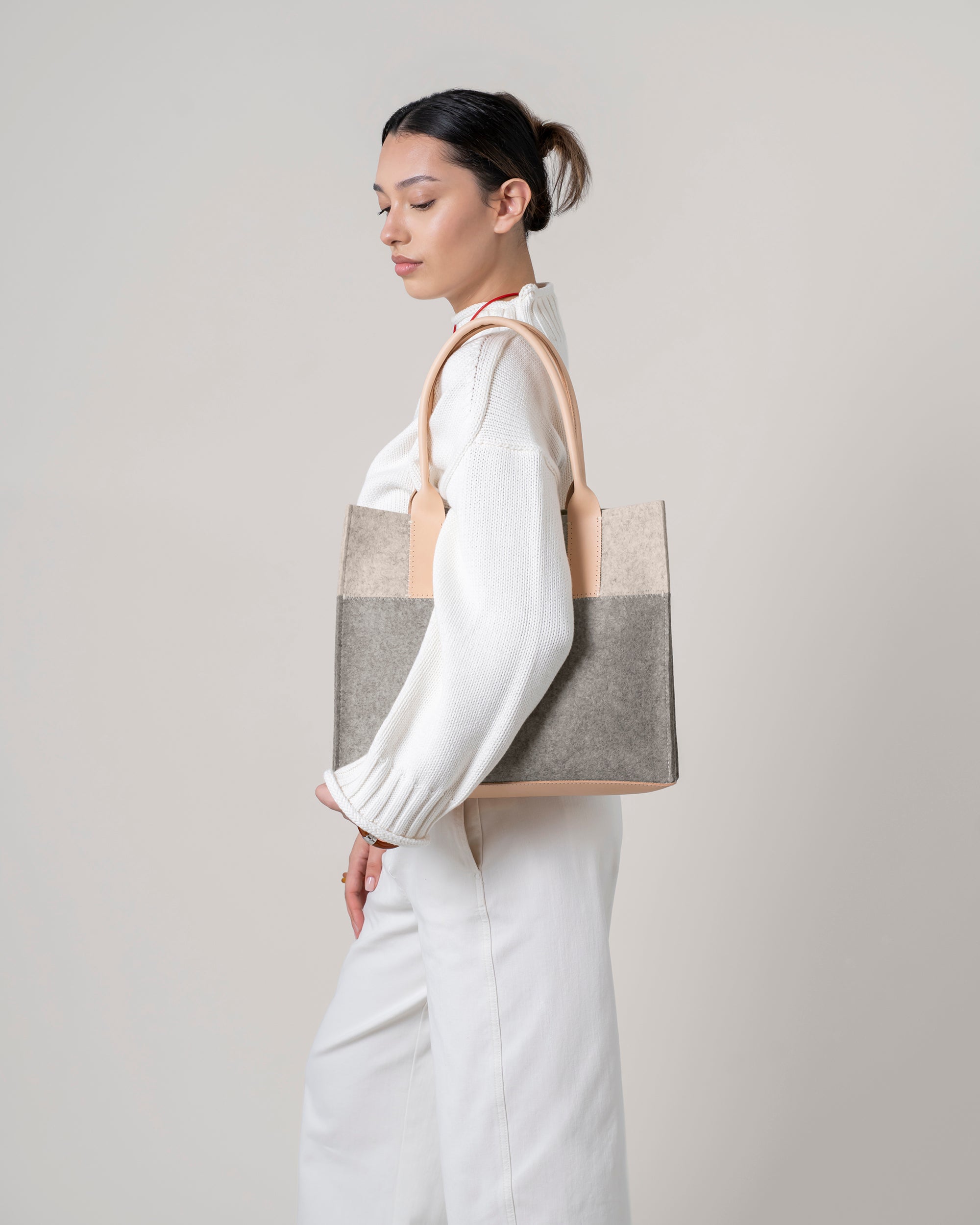 Jaunt Merino Wool Midi Tote