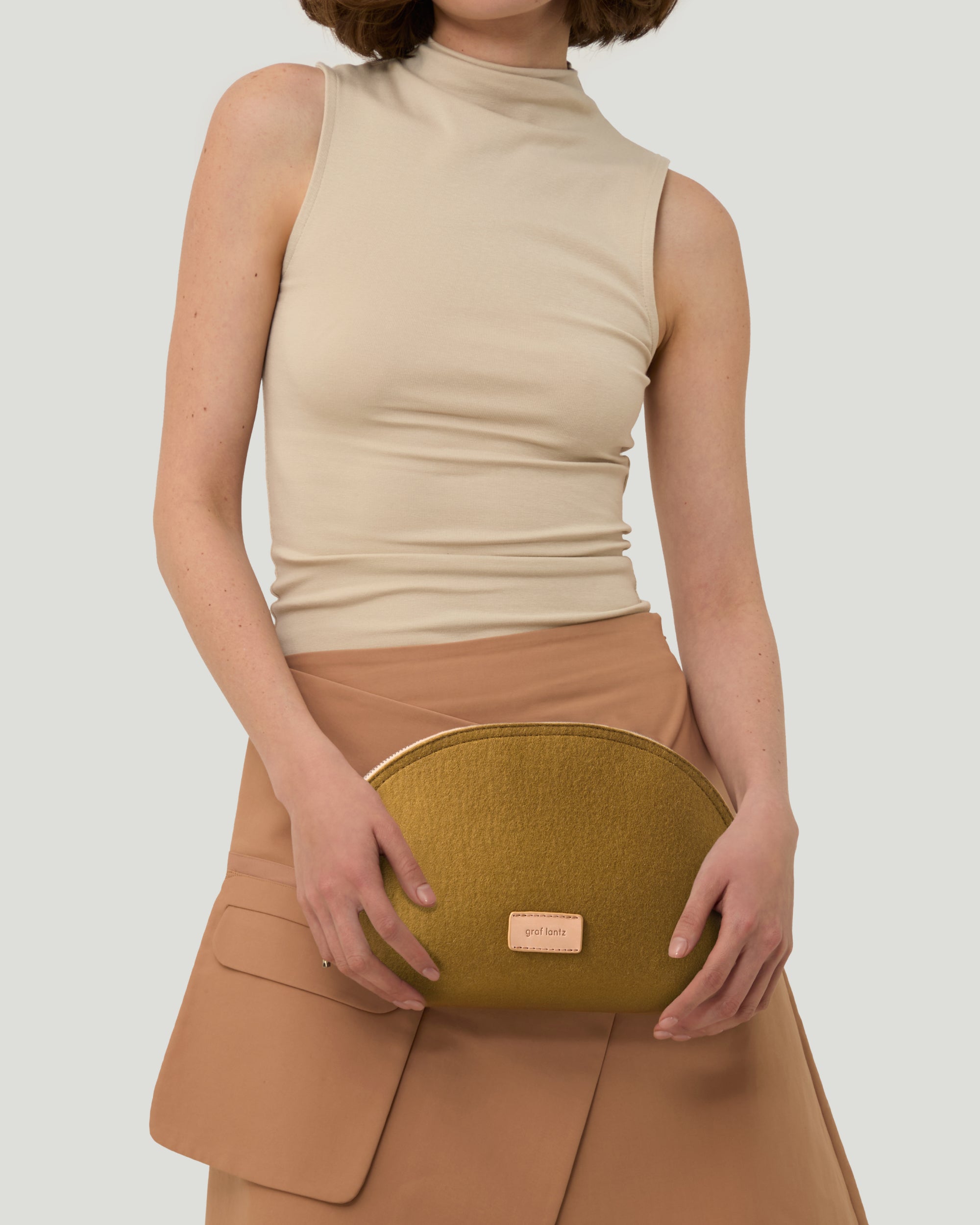 Pochi Merino Wool Large Pouch