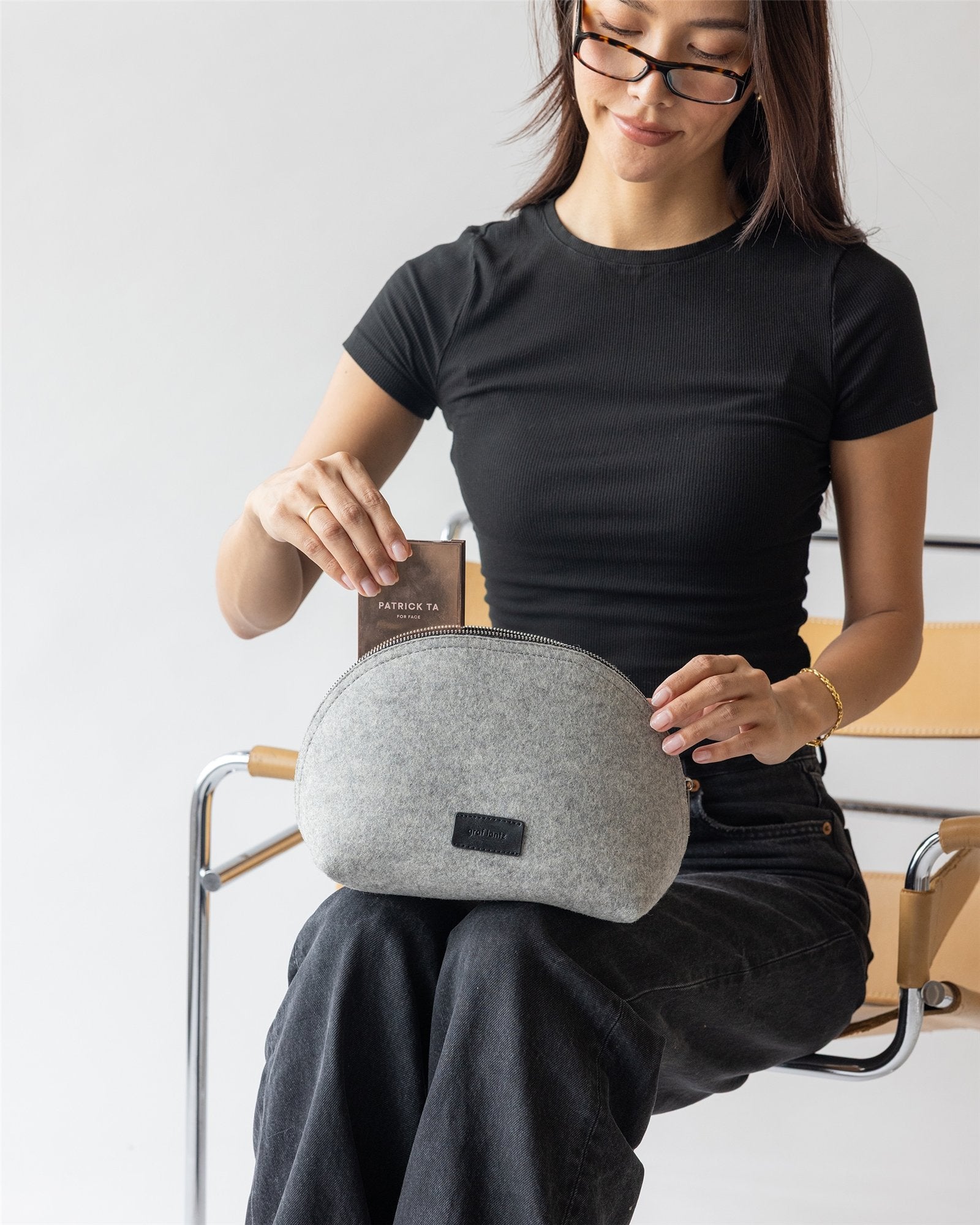 Pochi Merino Wool Large Pouch