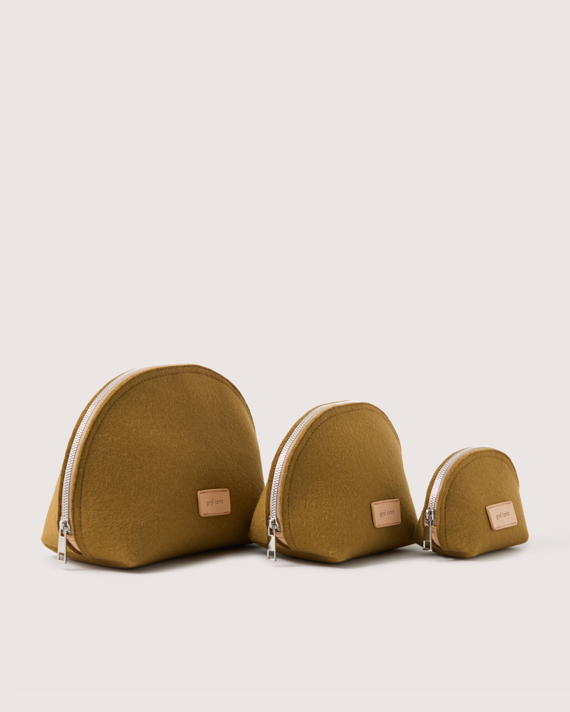 Pochi Merino Wool Large Pouch Set
