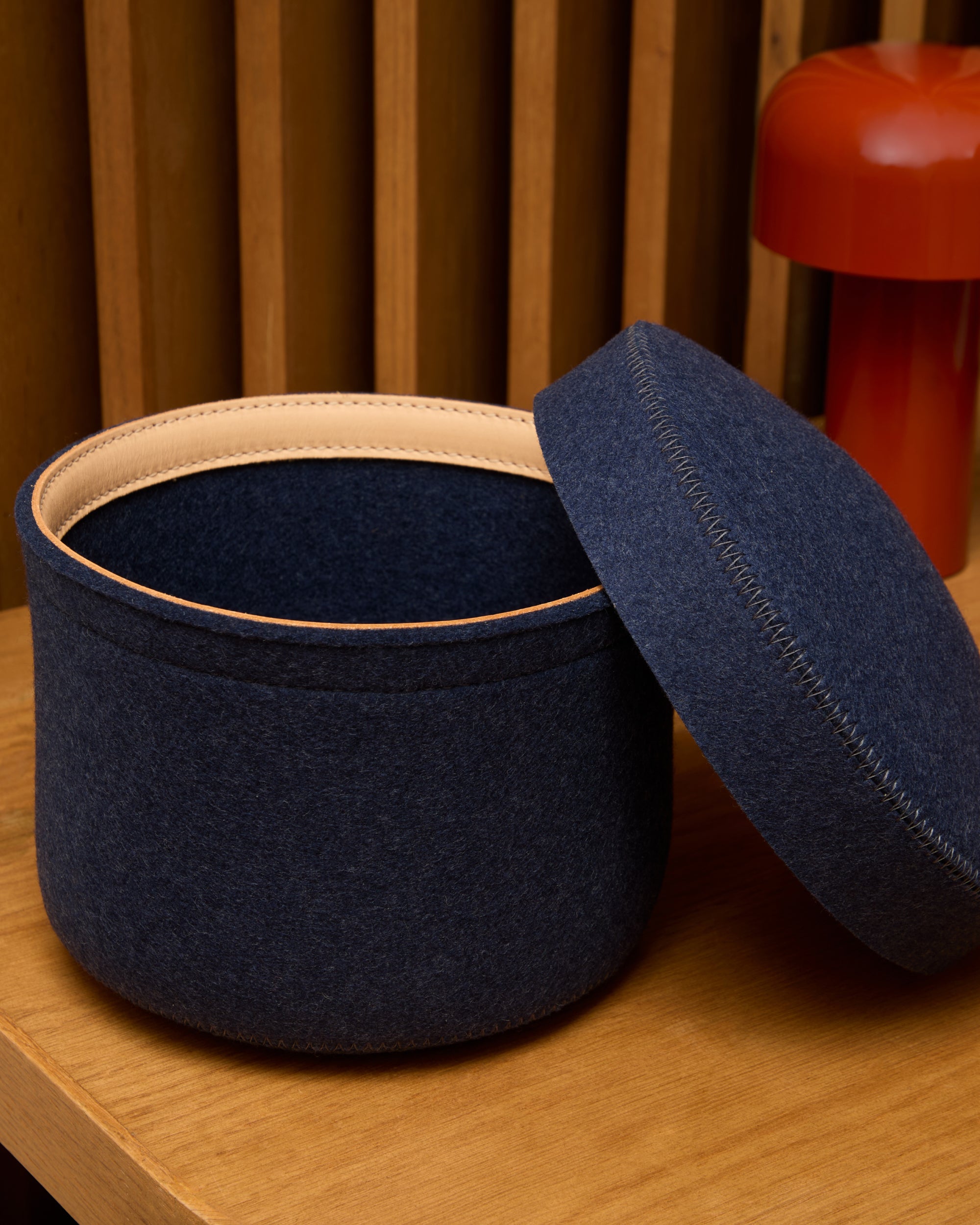 Merino Wool Small Bin w/ Lid — Final Sale