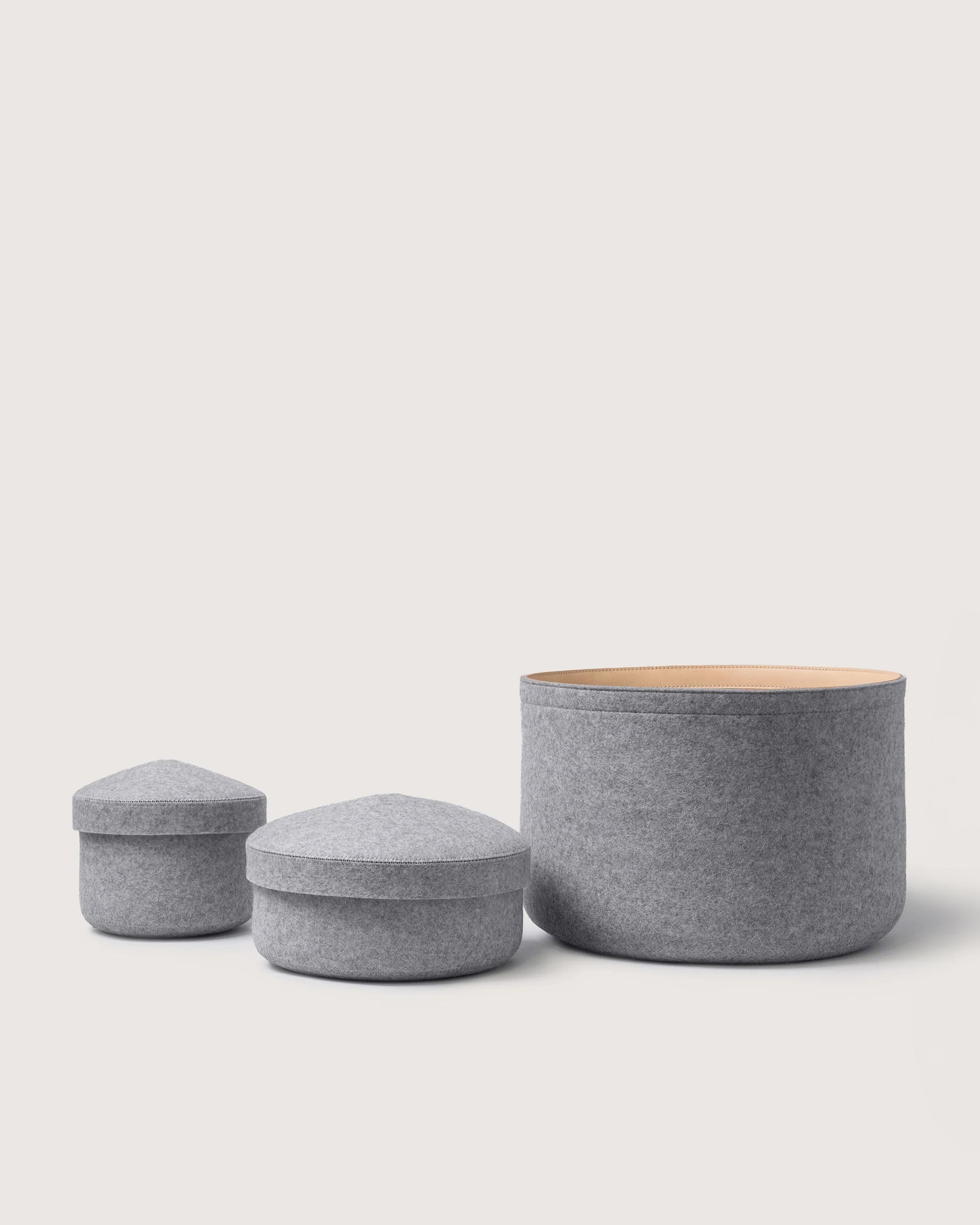 Merino Wool Medium Bin w/ Lid