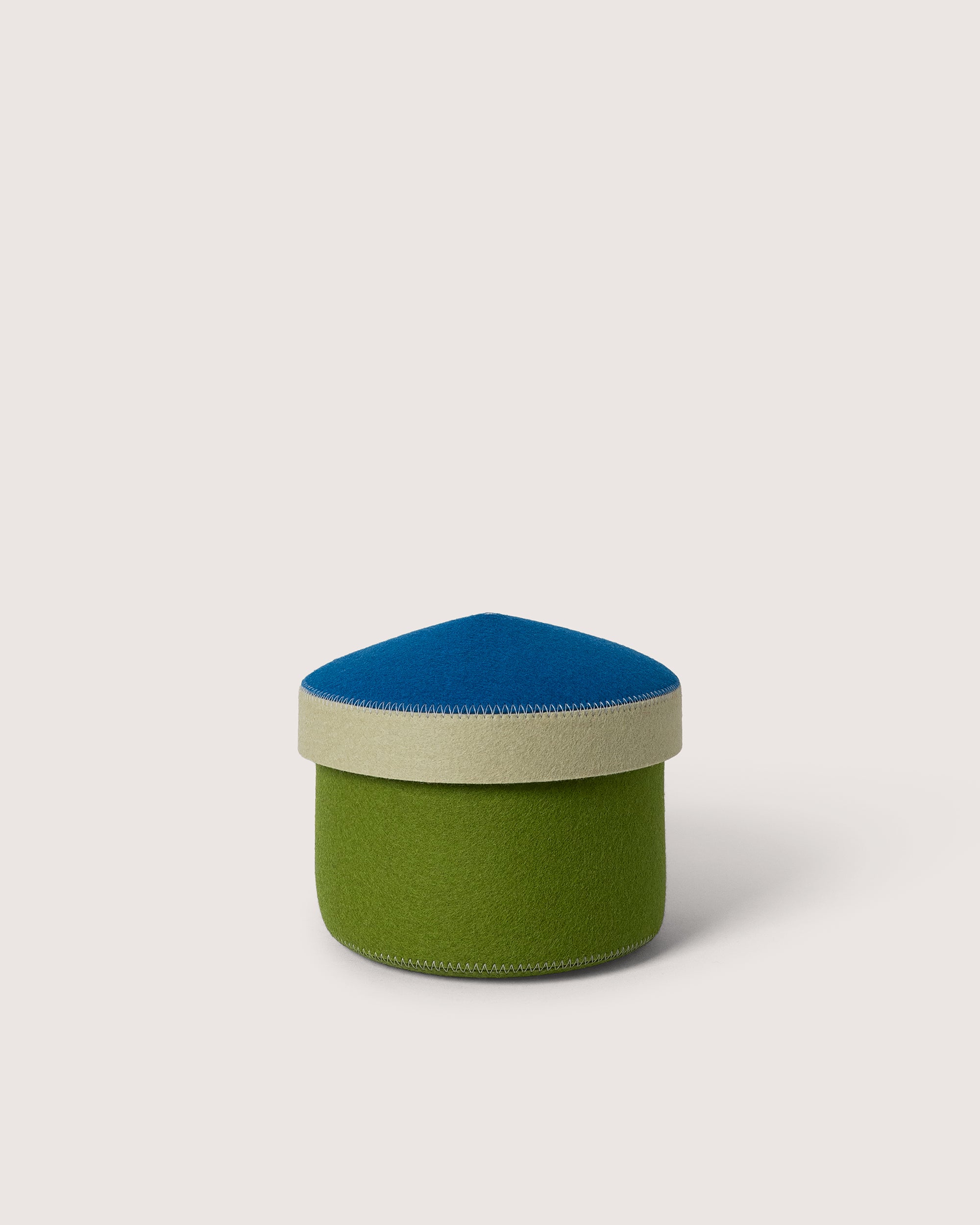 Merino Wool Small Bin w/ Lid