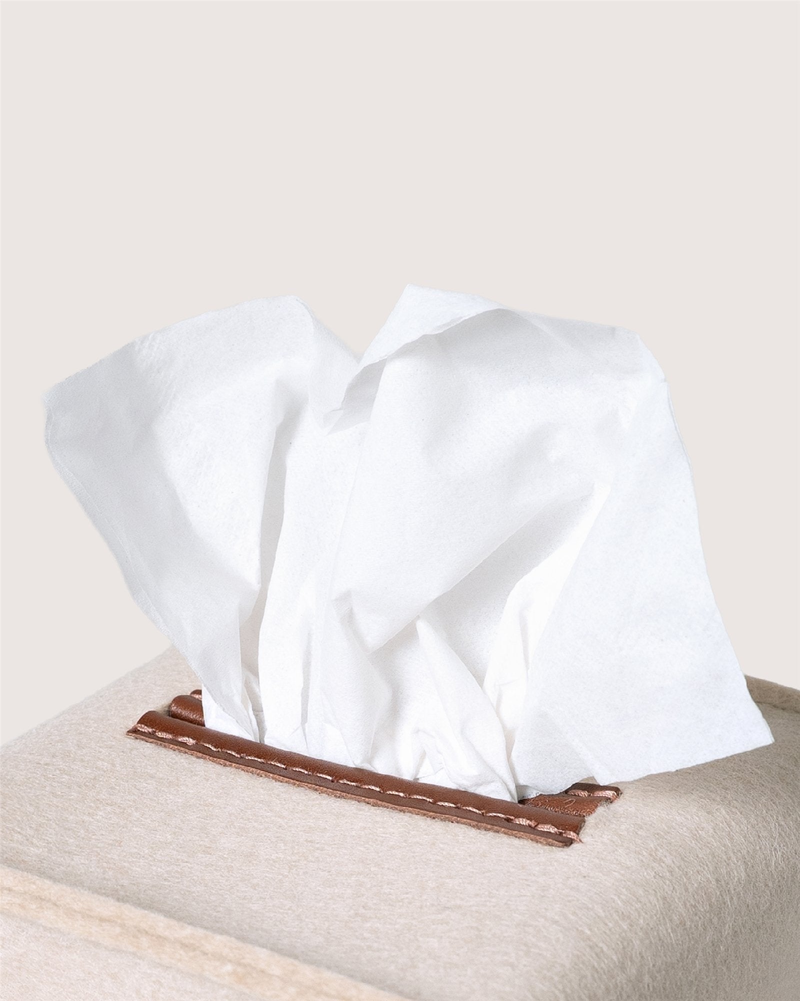 Merino Wool Small Tissue Box Cover