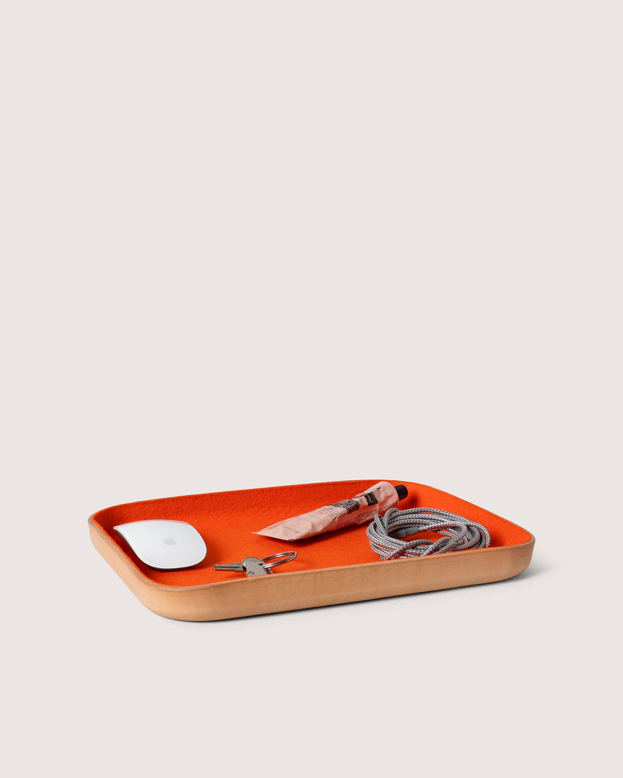 Kawabon Leather/Merino Wool Large Tray