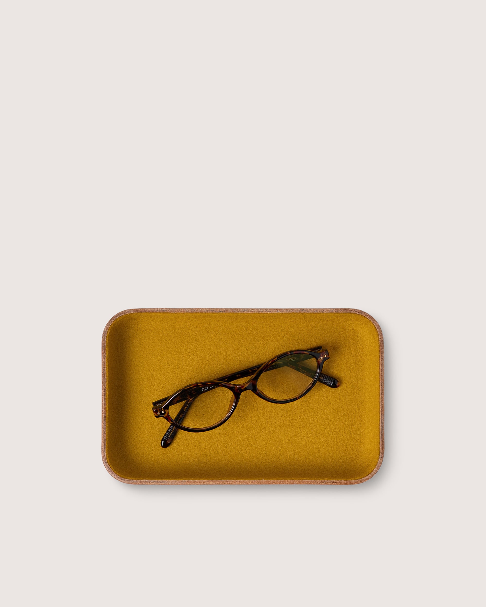 Kawabon Leather/Merino Wool Small Tray