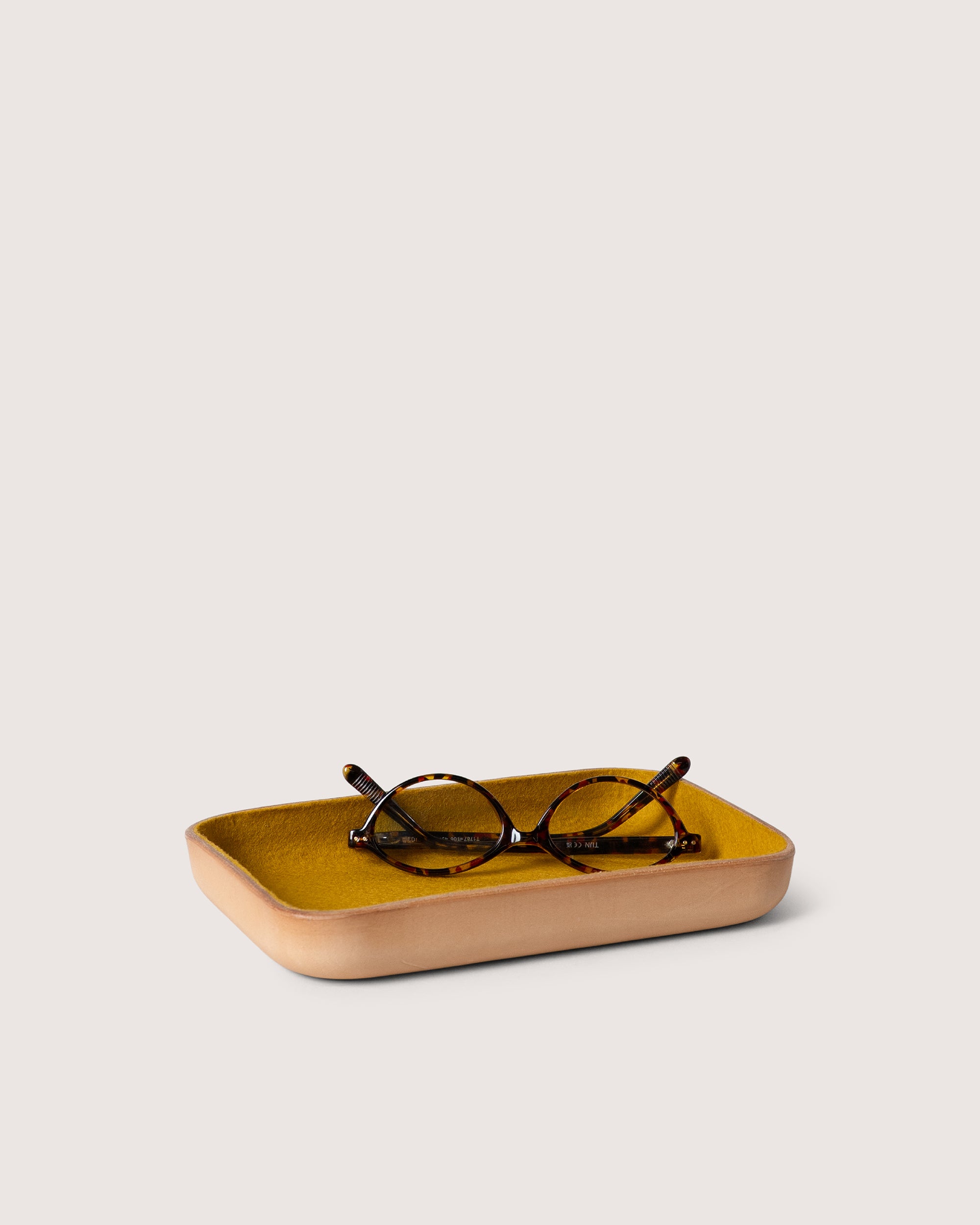 Kawabon Leather/Merino Wool Small Tray