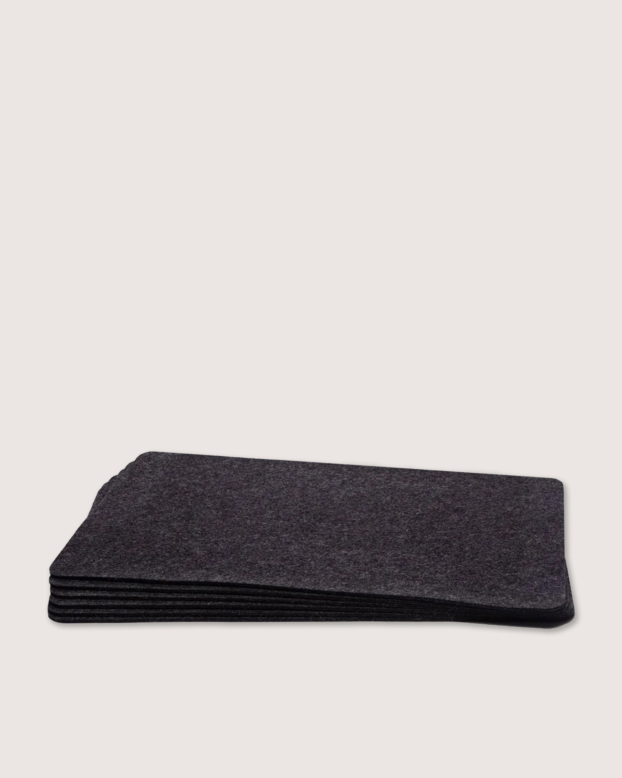Merino Wool Rectangle Placemat - 6 Pack