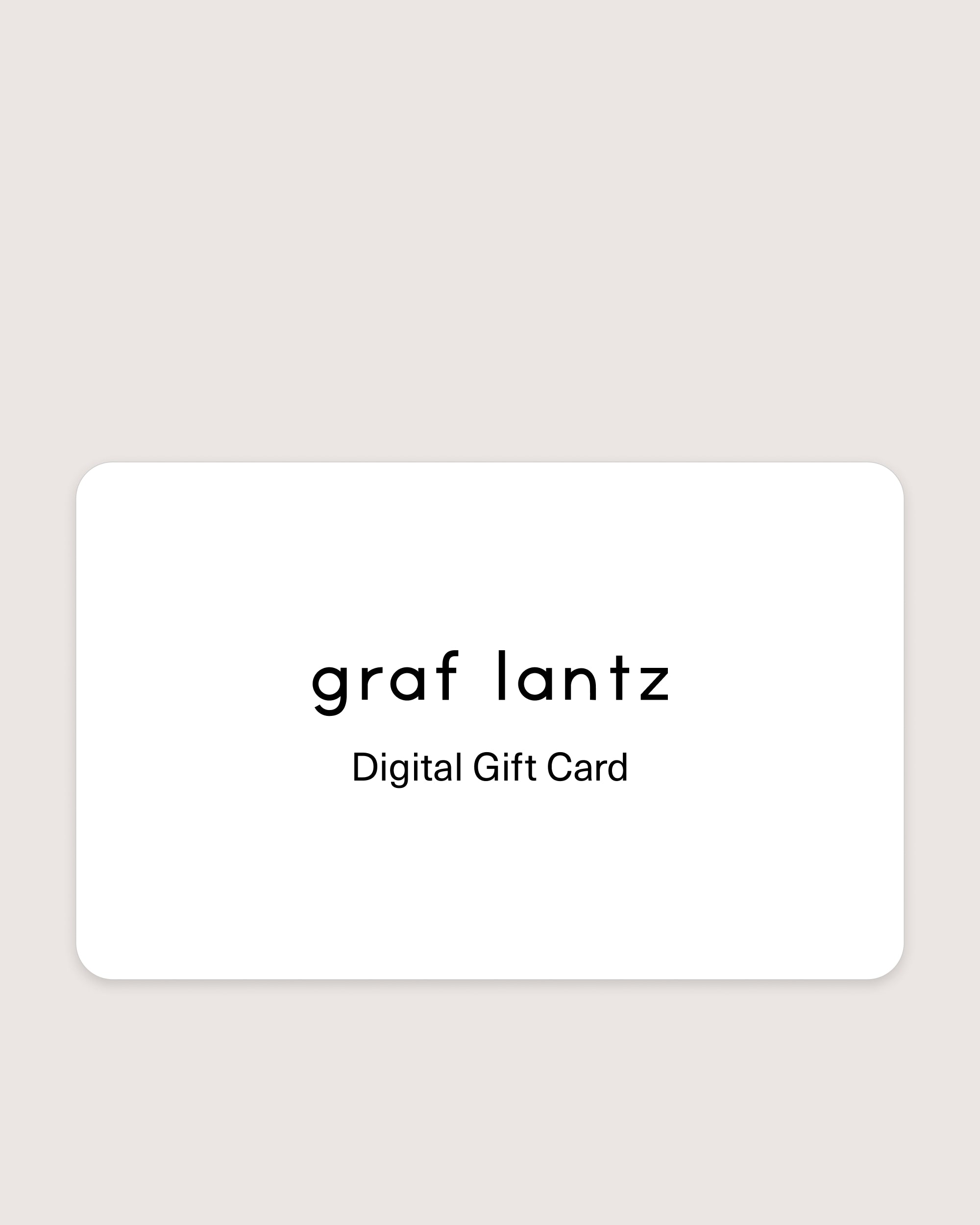 Digital Gift Card