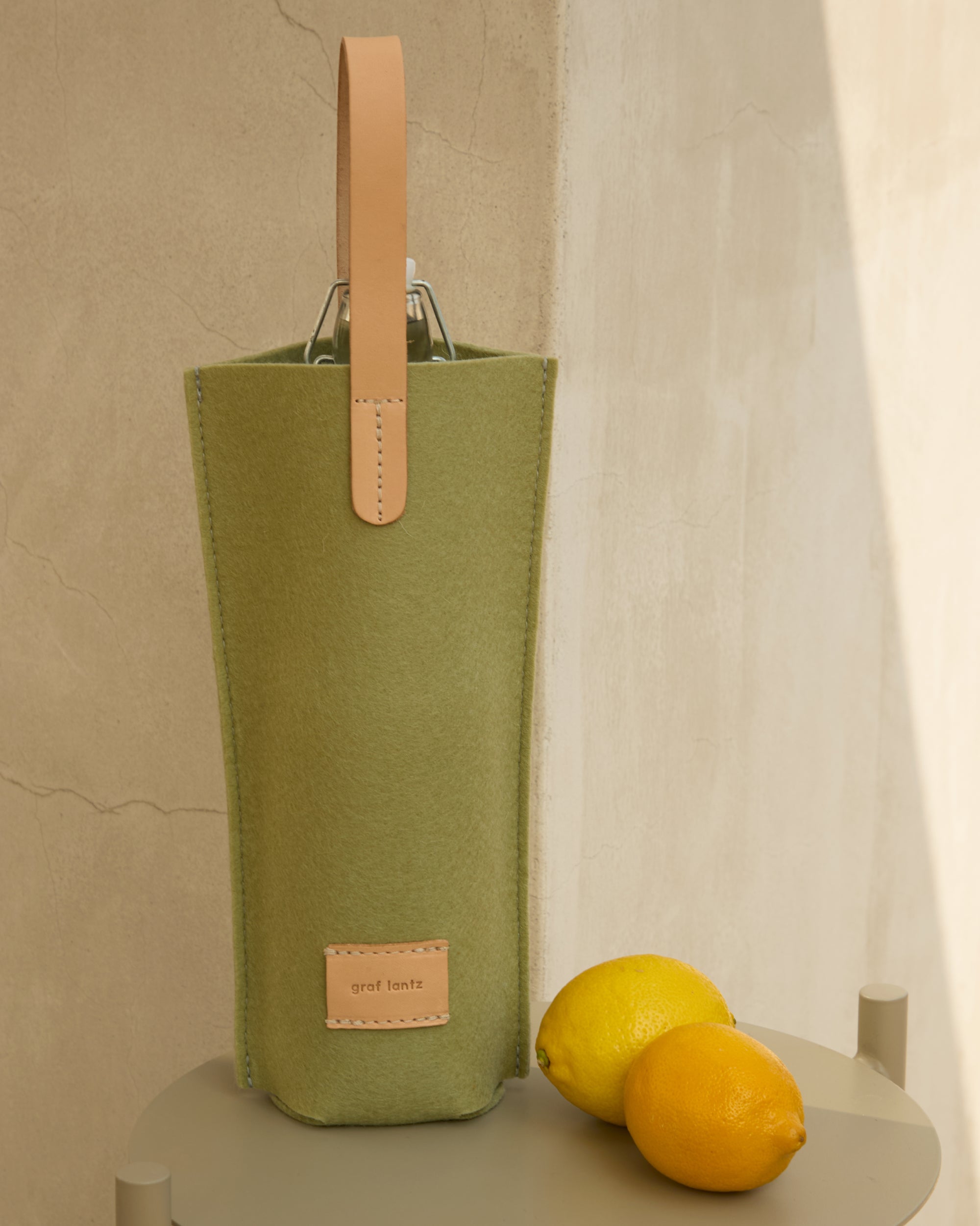 Hana Merino Wool Bottle Bag — Final Sale