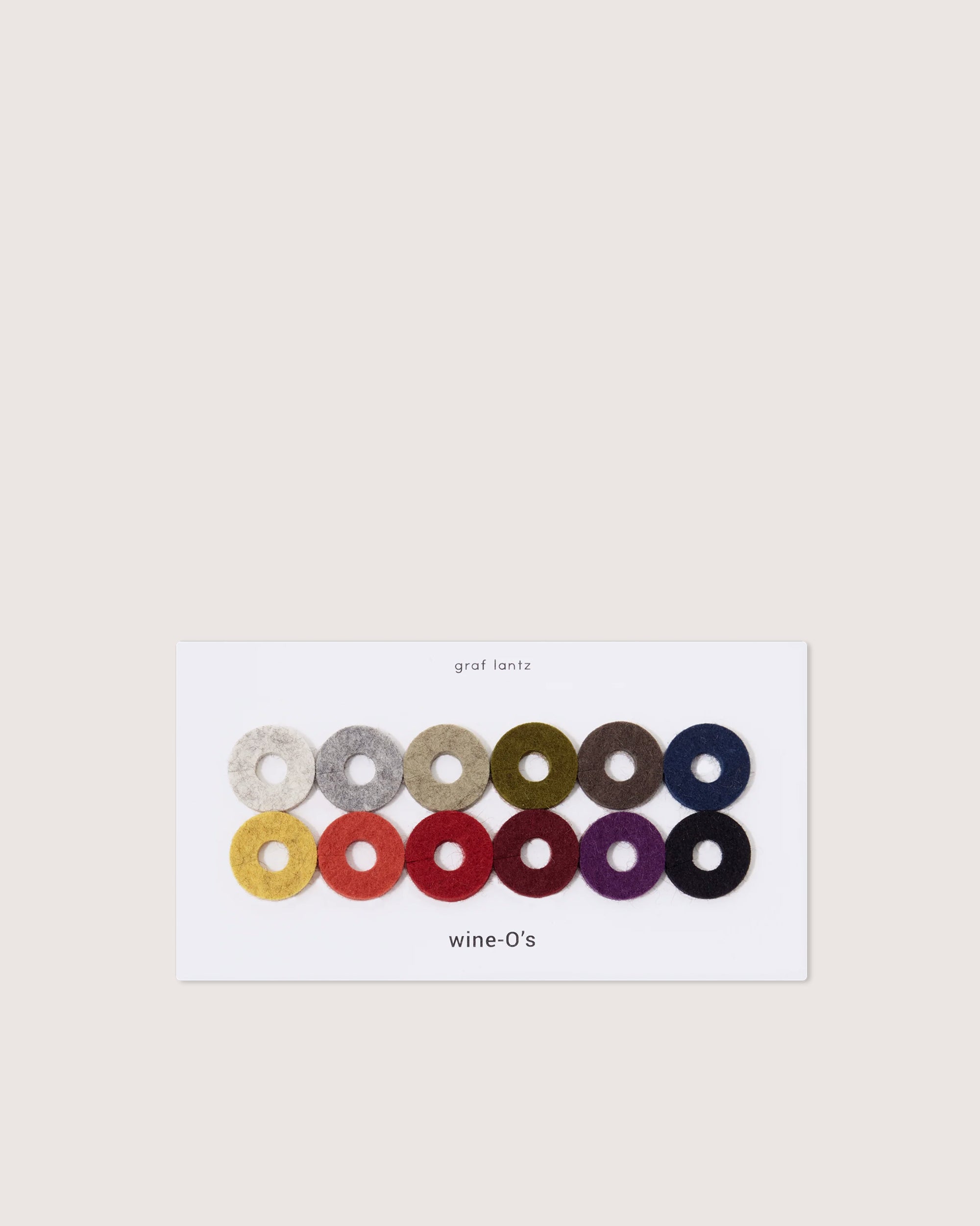 Wine-O's Merino Wool Round Wine Markers