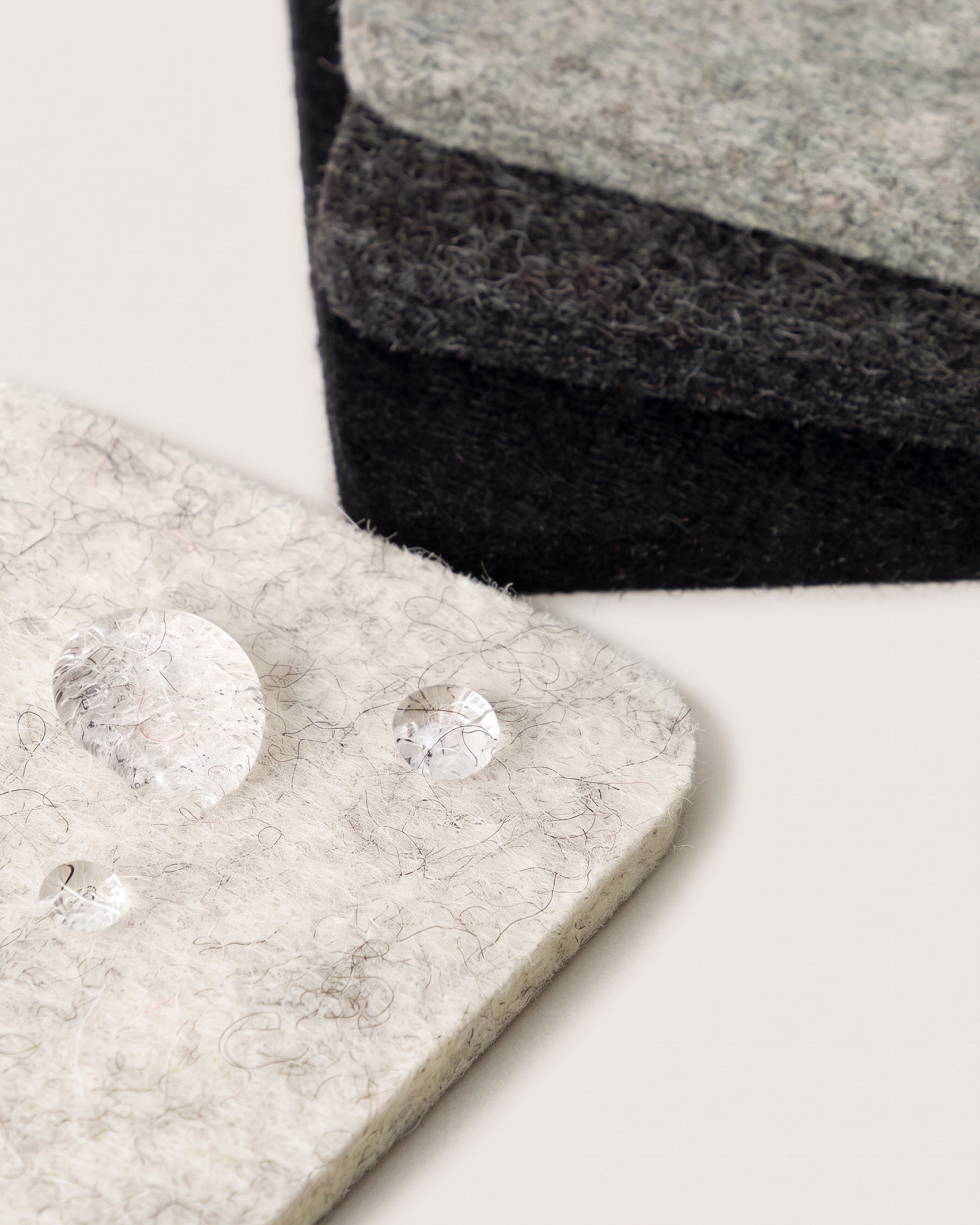 Bierfilzl Merino Wool Square Coaster Multi 4 Pack