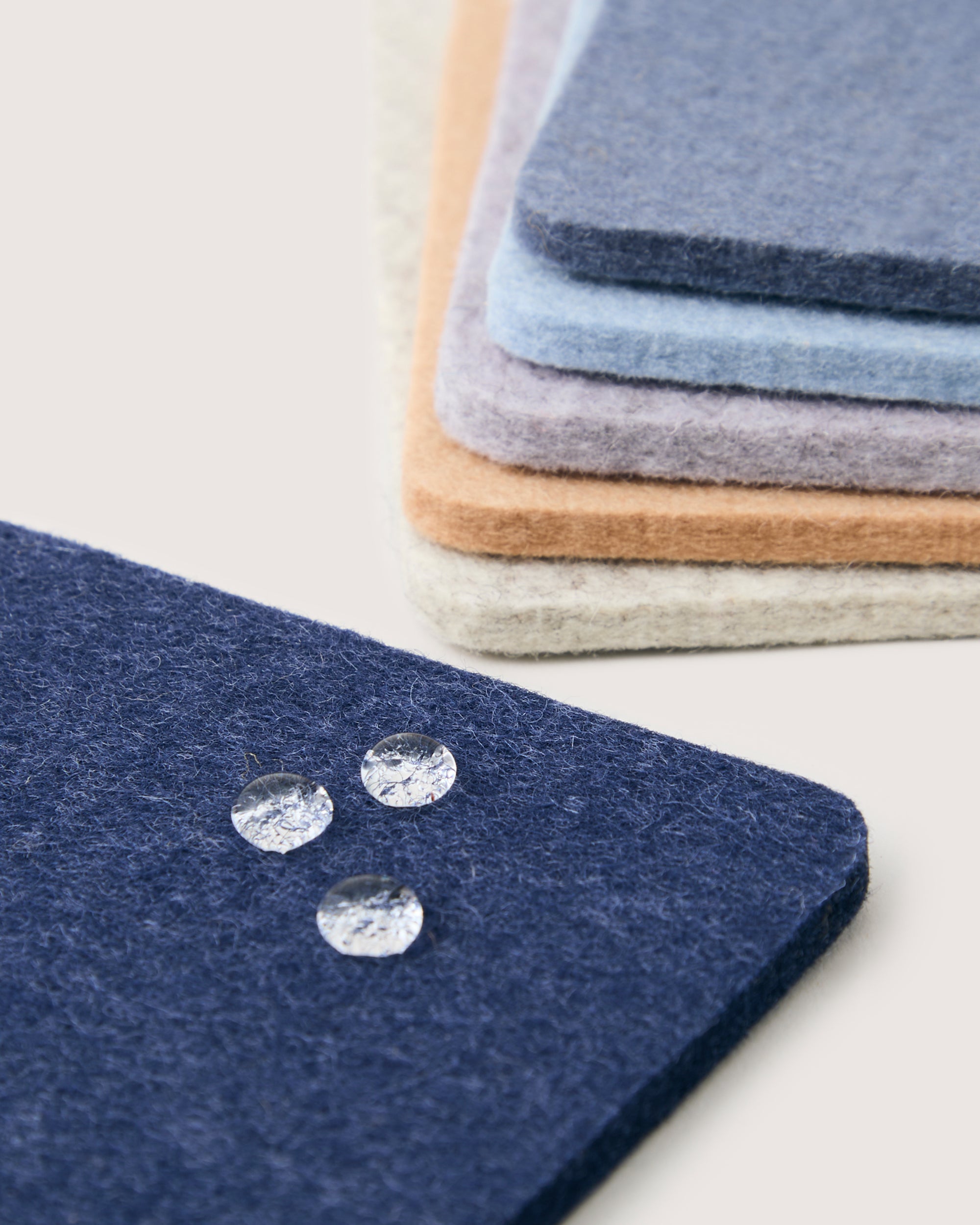 Bierfilzl Merino Wool Square Coaster Multi 6 Pack — Final Sale