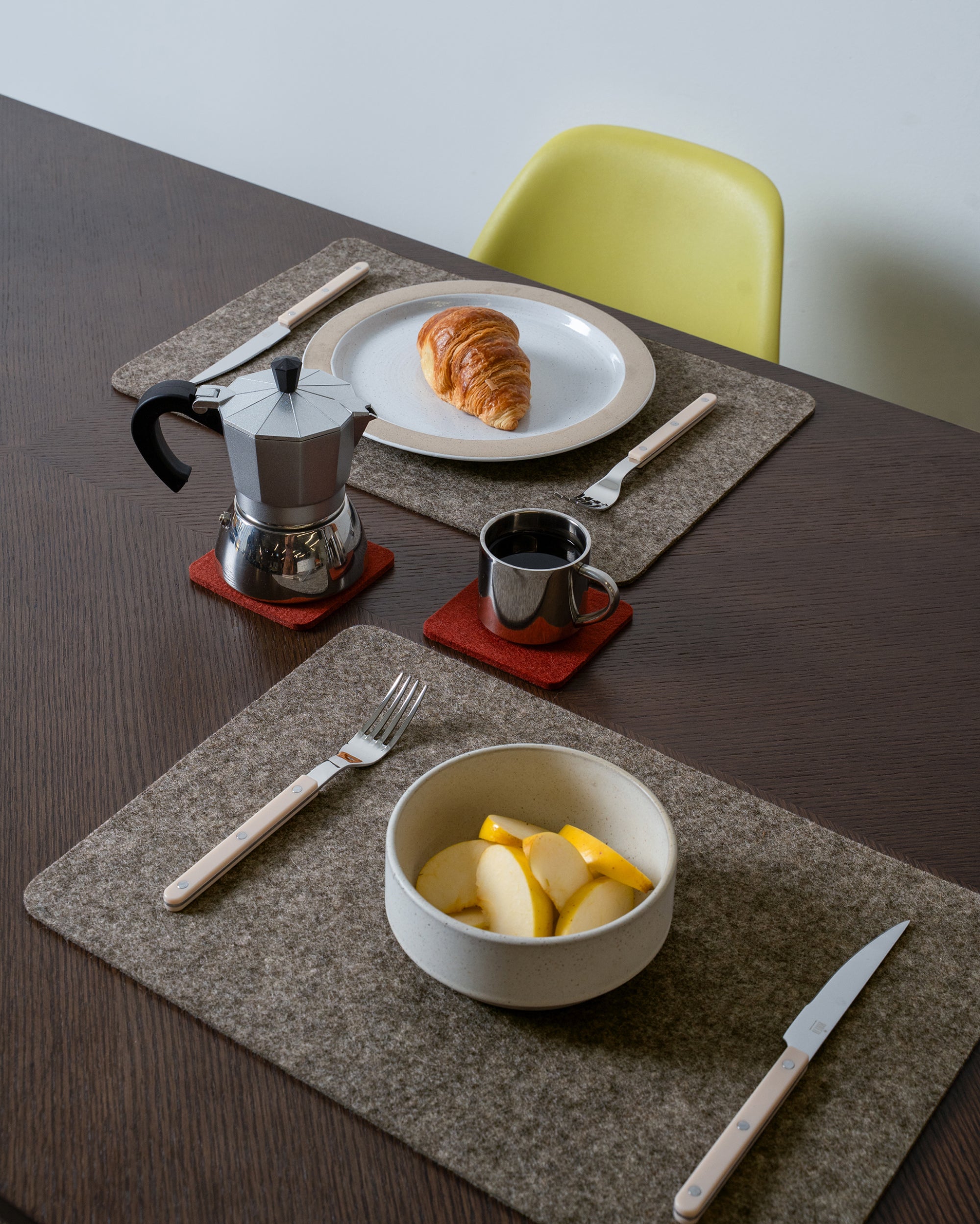 Merino Wool Rectangle Placemat - 4 Pack