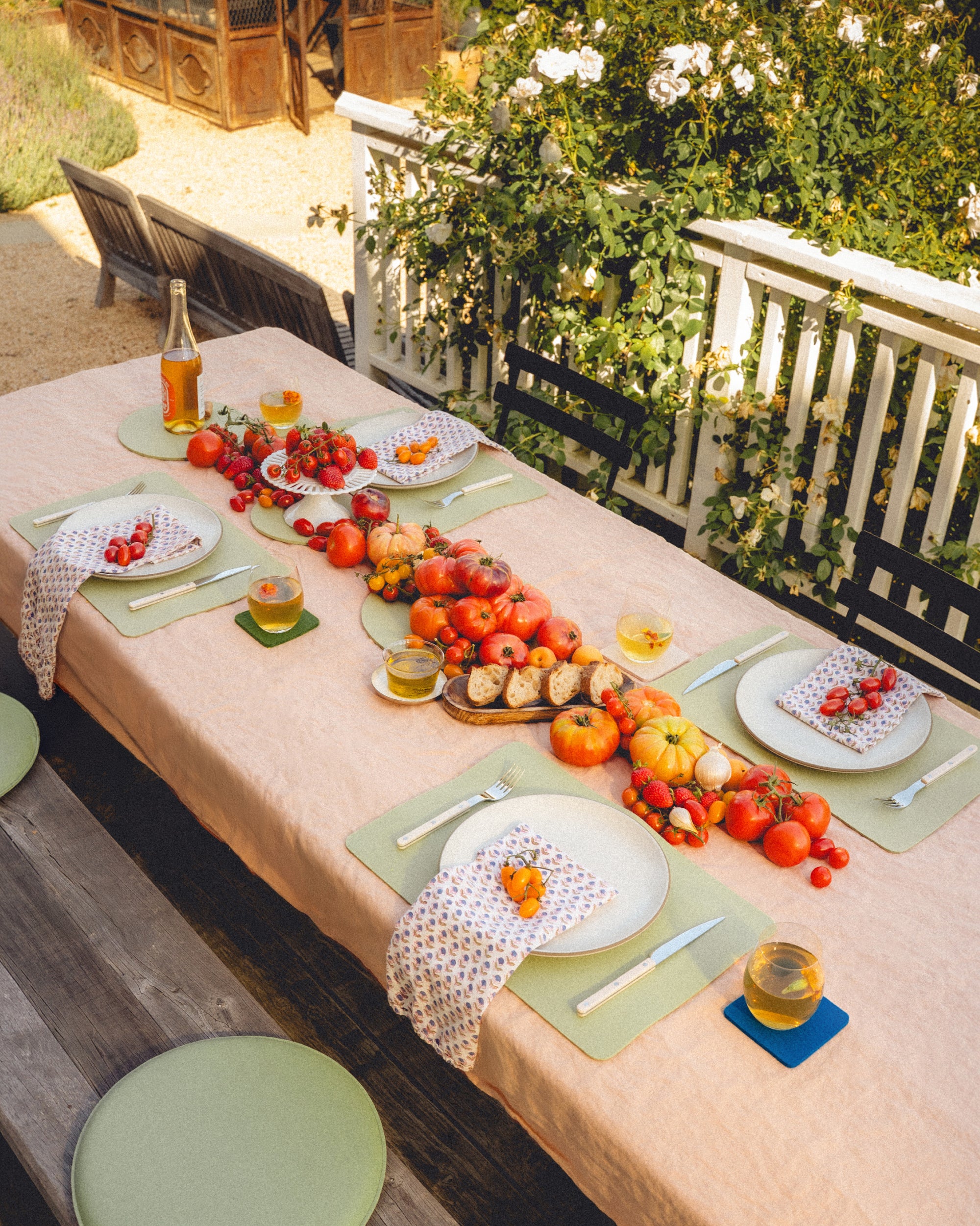 Merino Wool Rectangle Placemat - 4 Pack