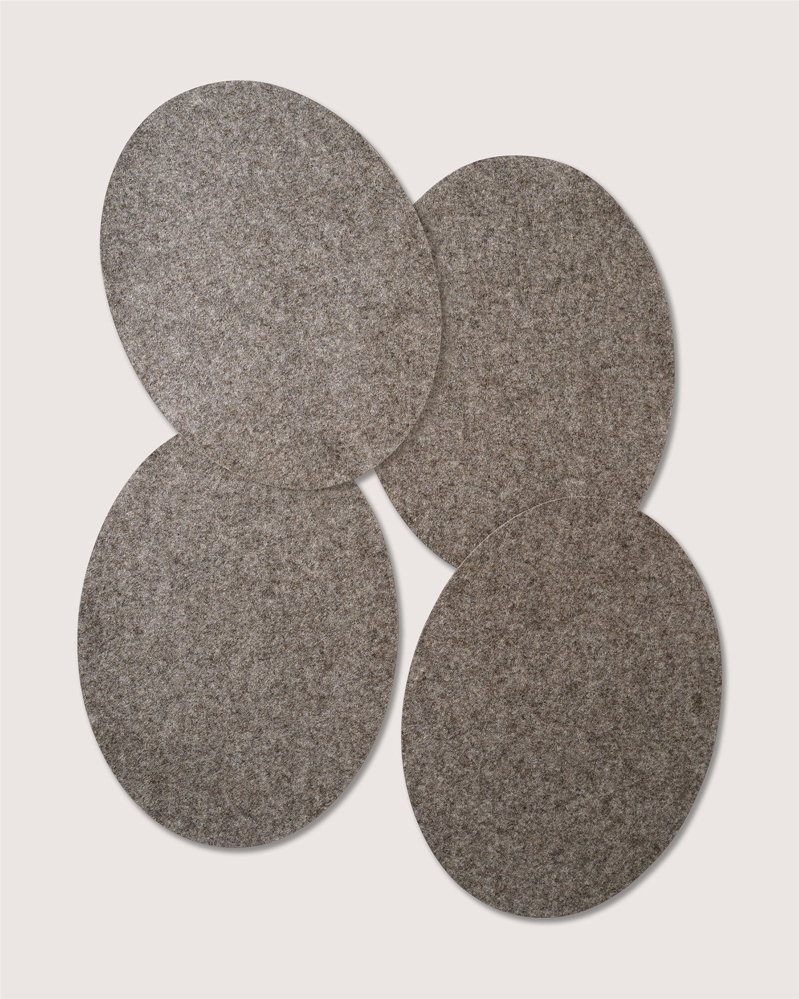 Merino Wool Oval Placemat - 4 Pack