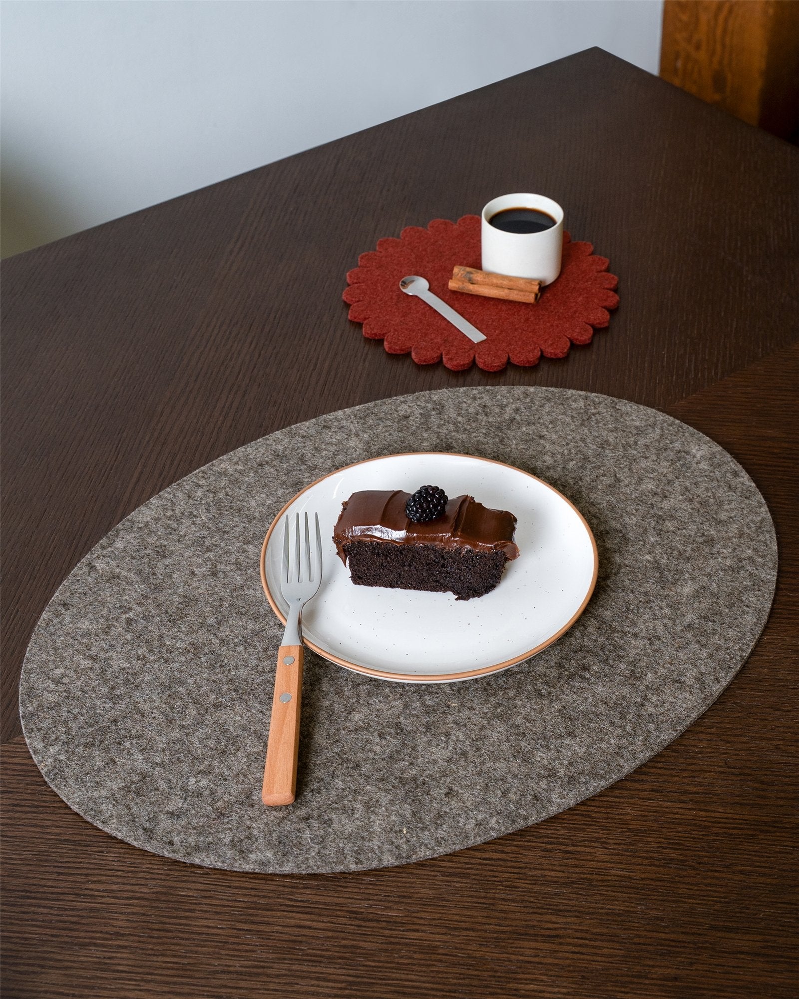 Merino Wool Oval Placemat