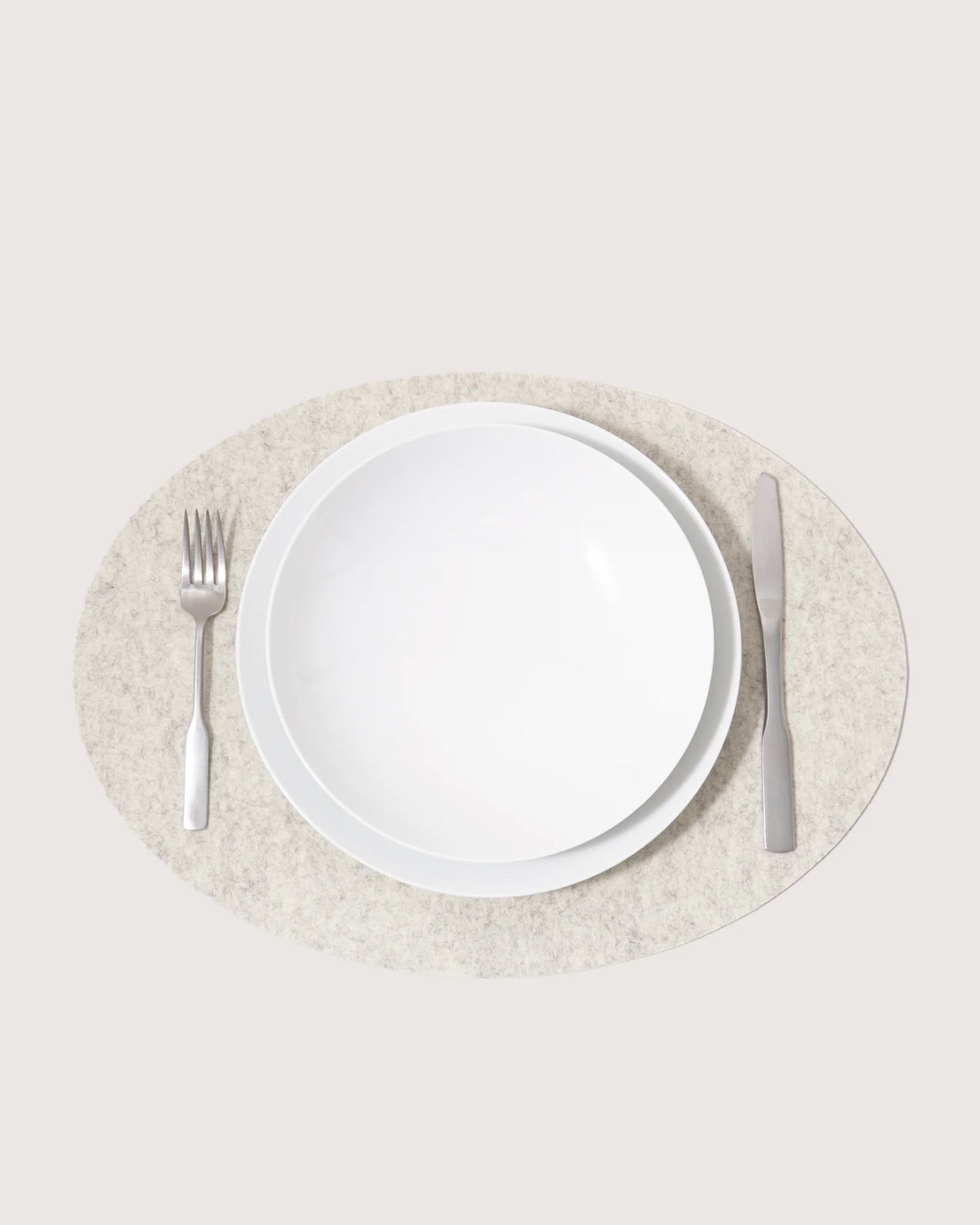 Merino Wool Oval Placemat