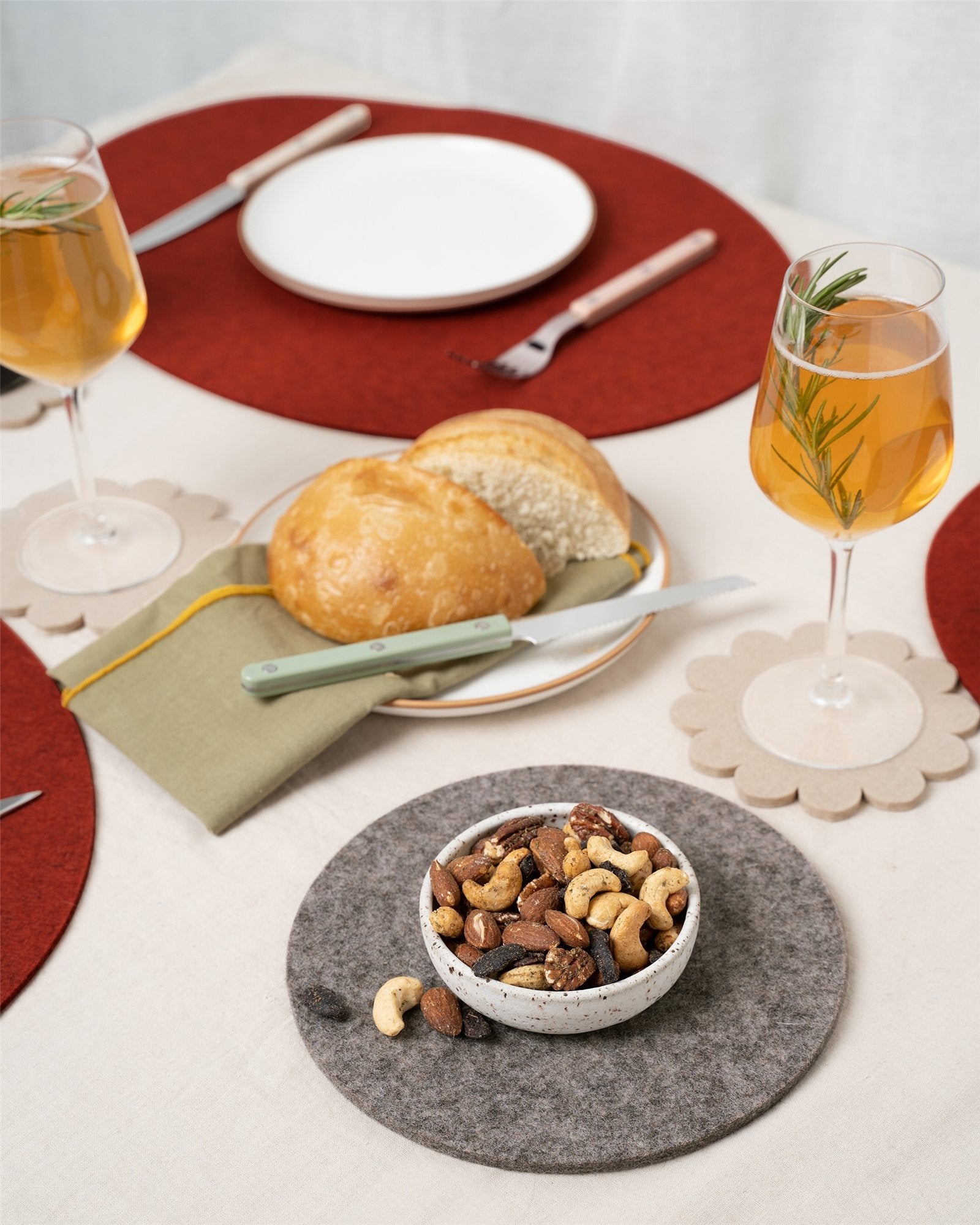Merino Wool 8" Round Trivet