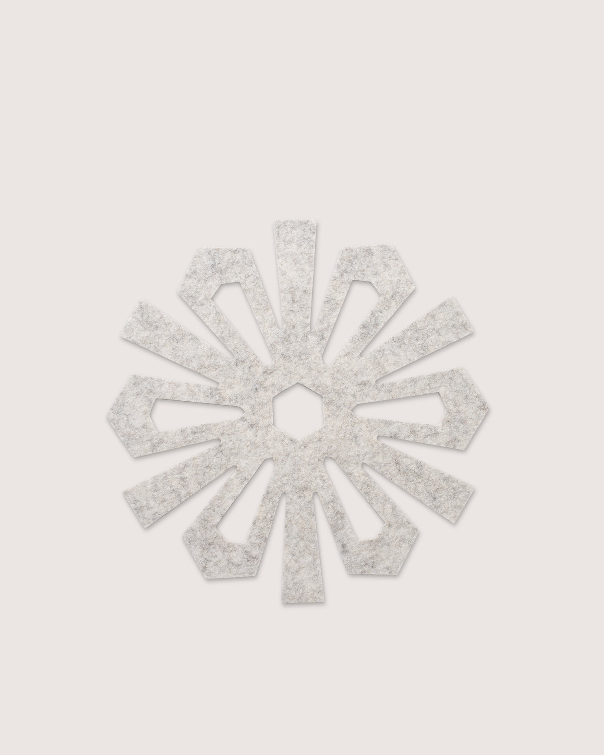 Merino Wool Snowflake Trivet