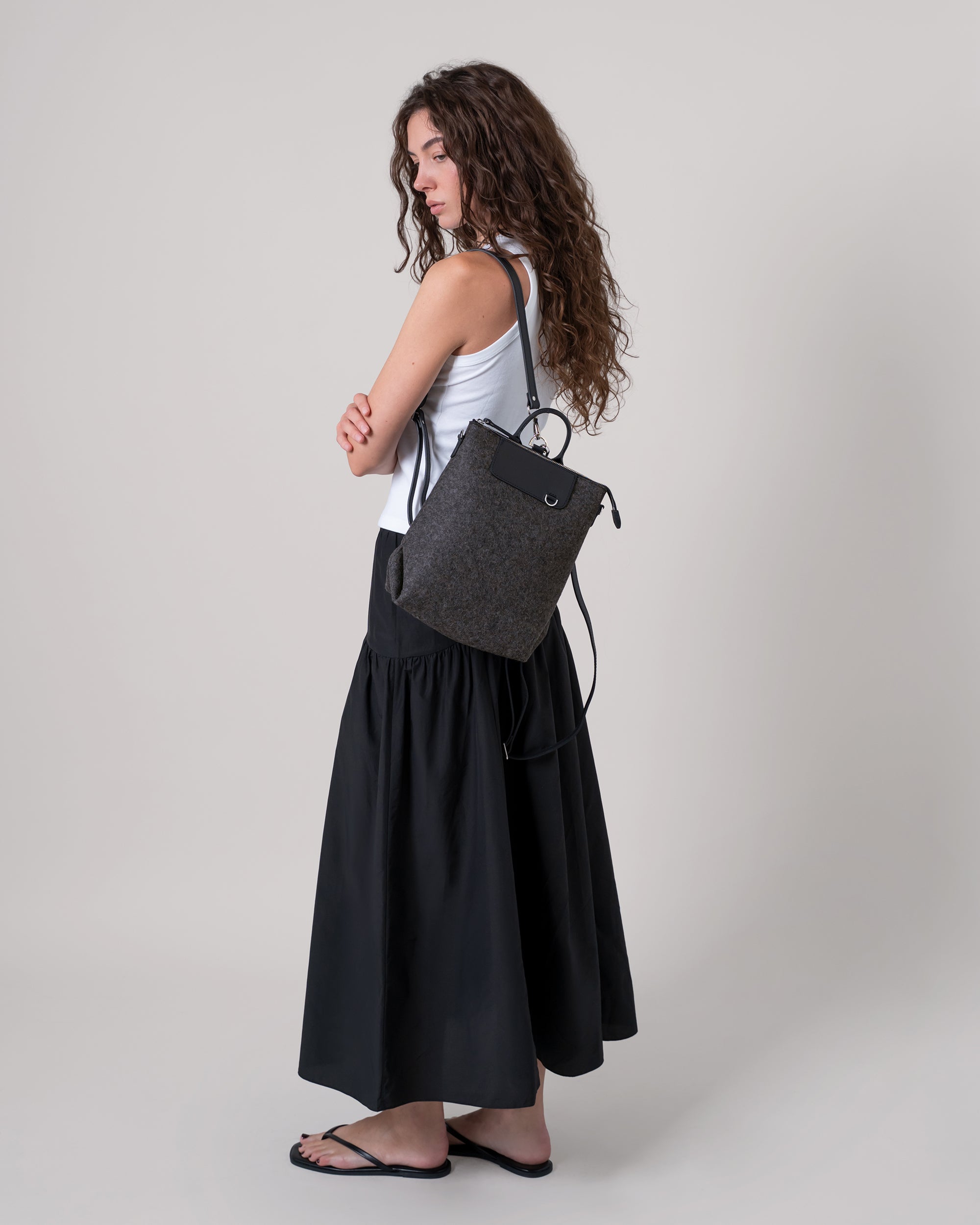 Bedford Merino Wool Midi Backpack