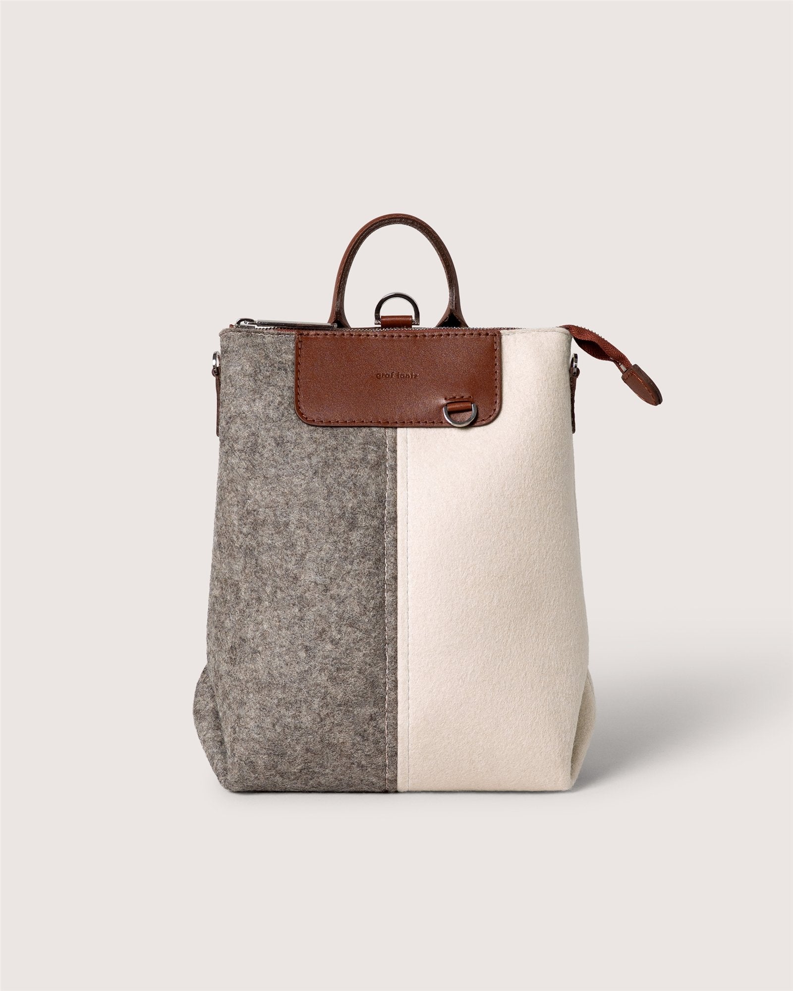 Bedford Merino Wool Midi Colorblock Backpack