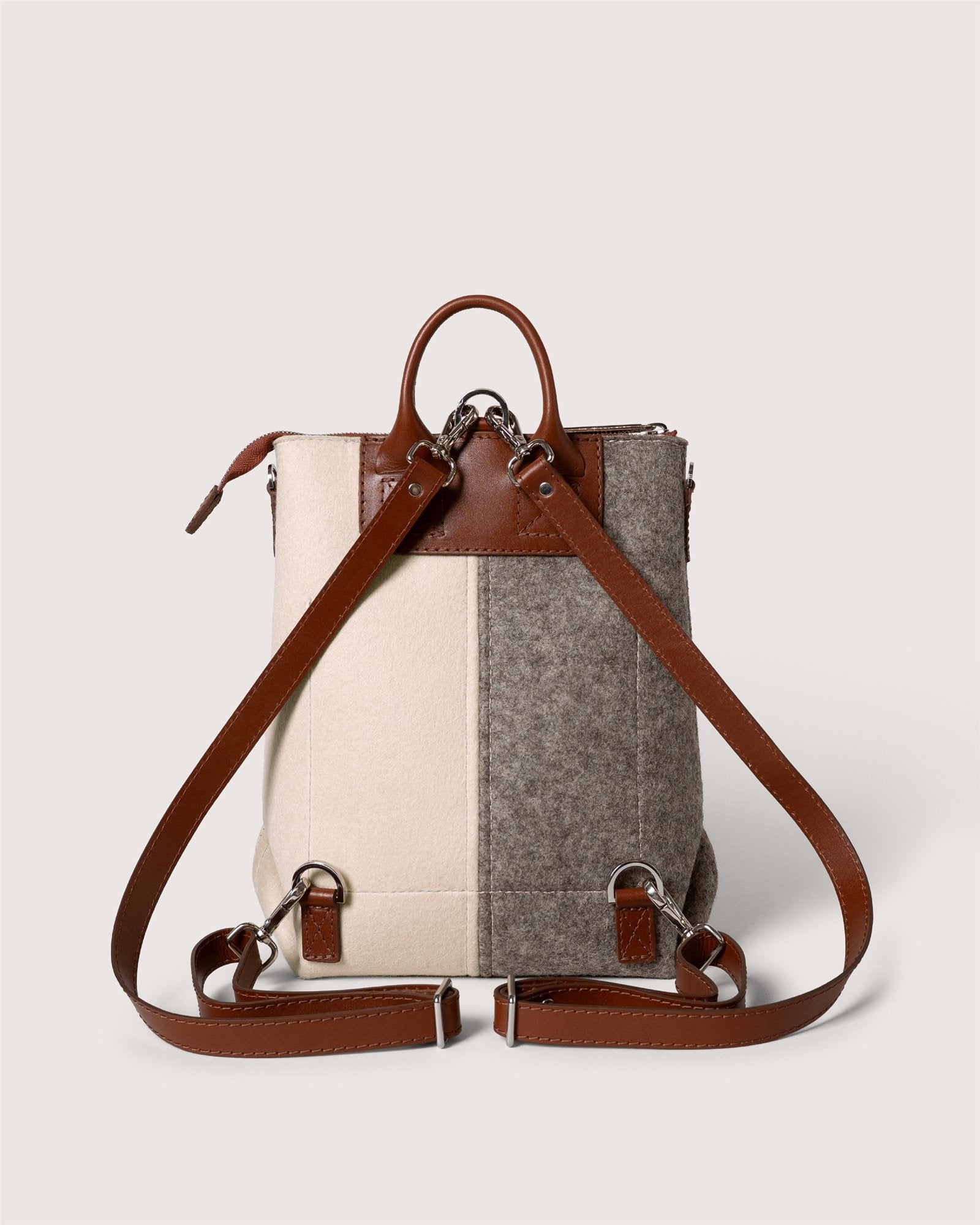 Bedford Merino Wool Midi Colorblock Backpack