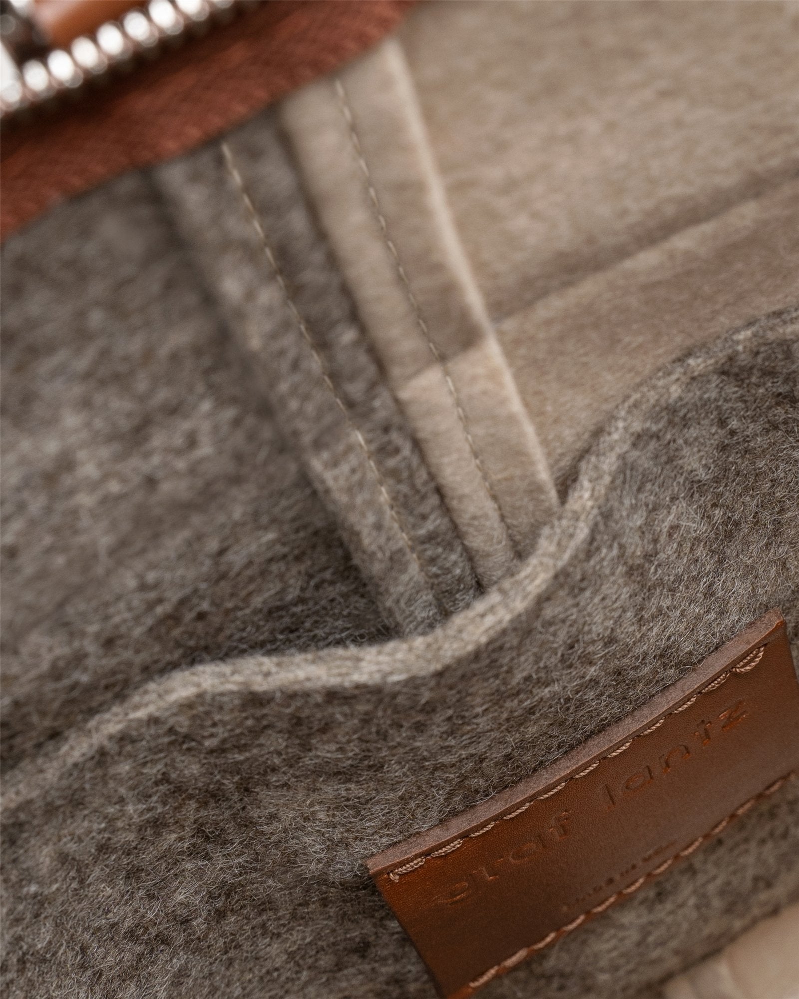 Bedford Merino Wool Midi Colorblock Backpack