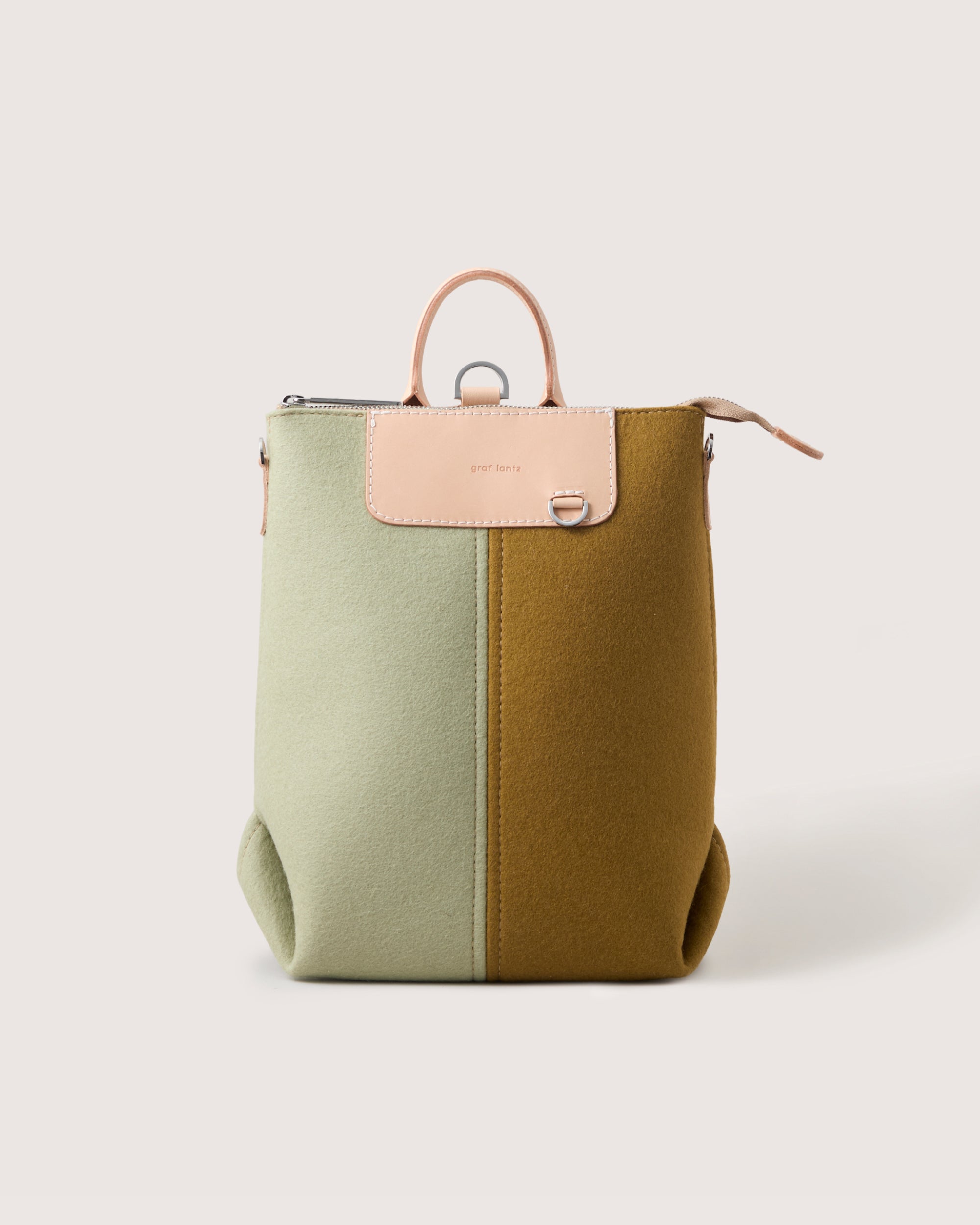 Bedford Merino Wool Midi Colorblock Backpack — Final Sale