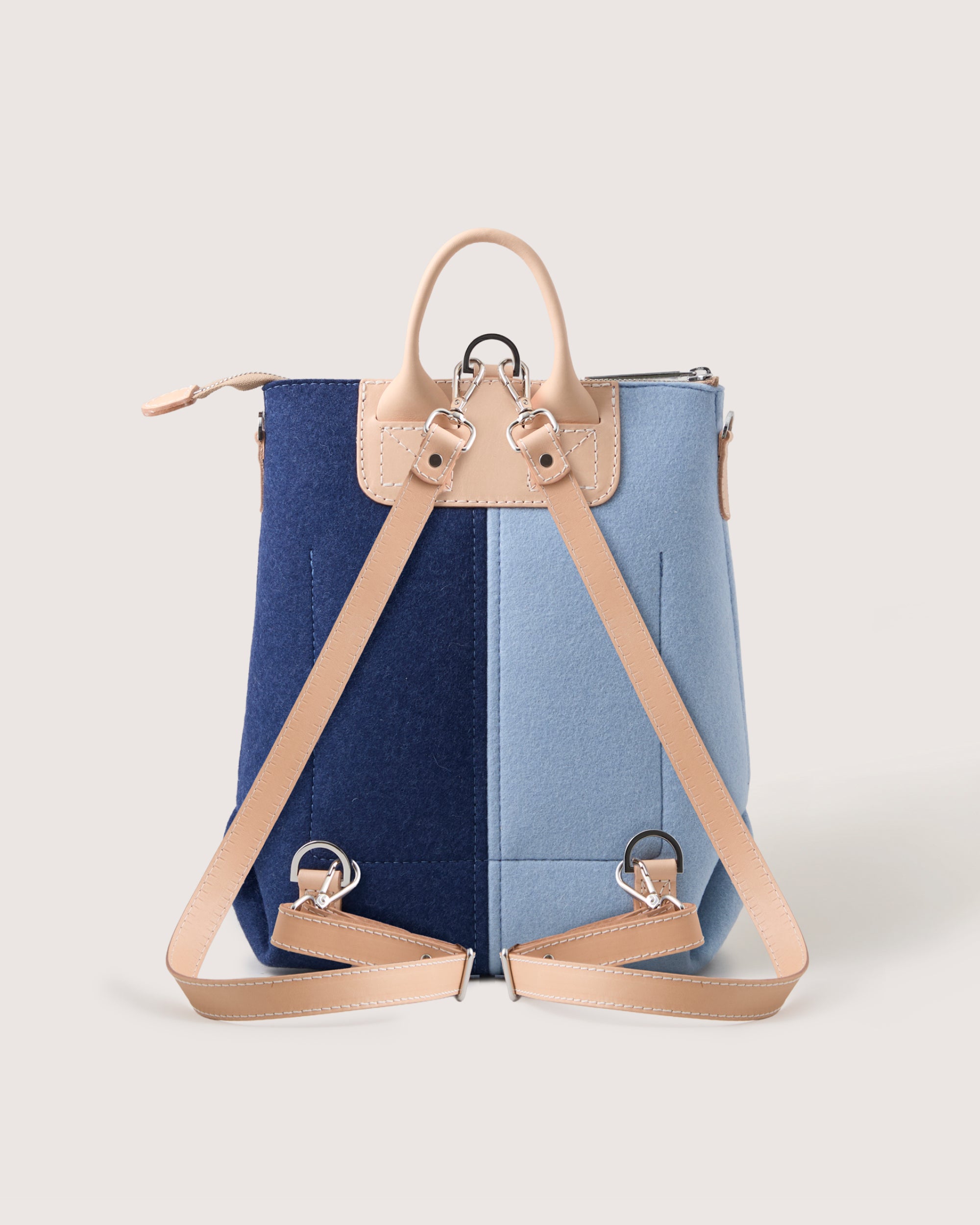 Bedford Merino Wool Midi Colorblock Backpack — Final Sale