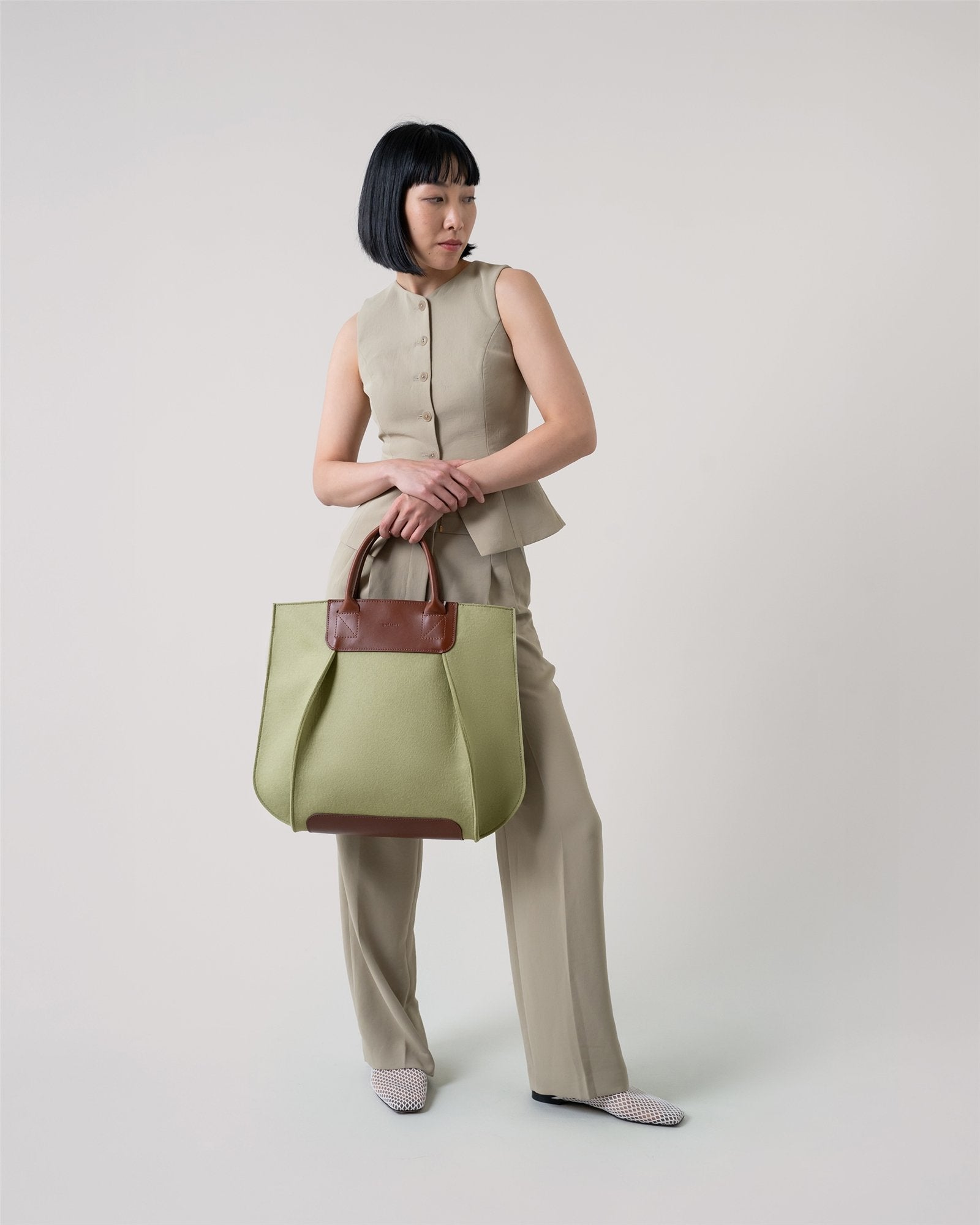 Frankie Merino Wool Tote