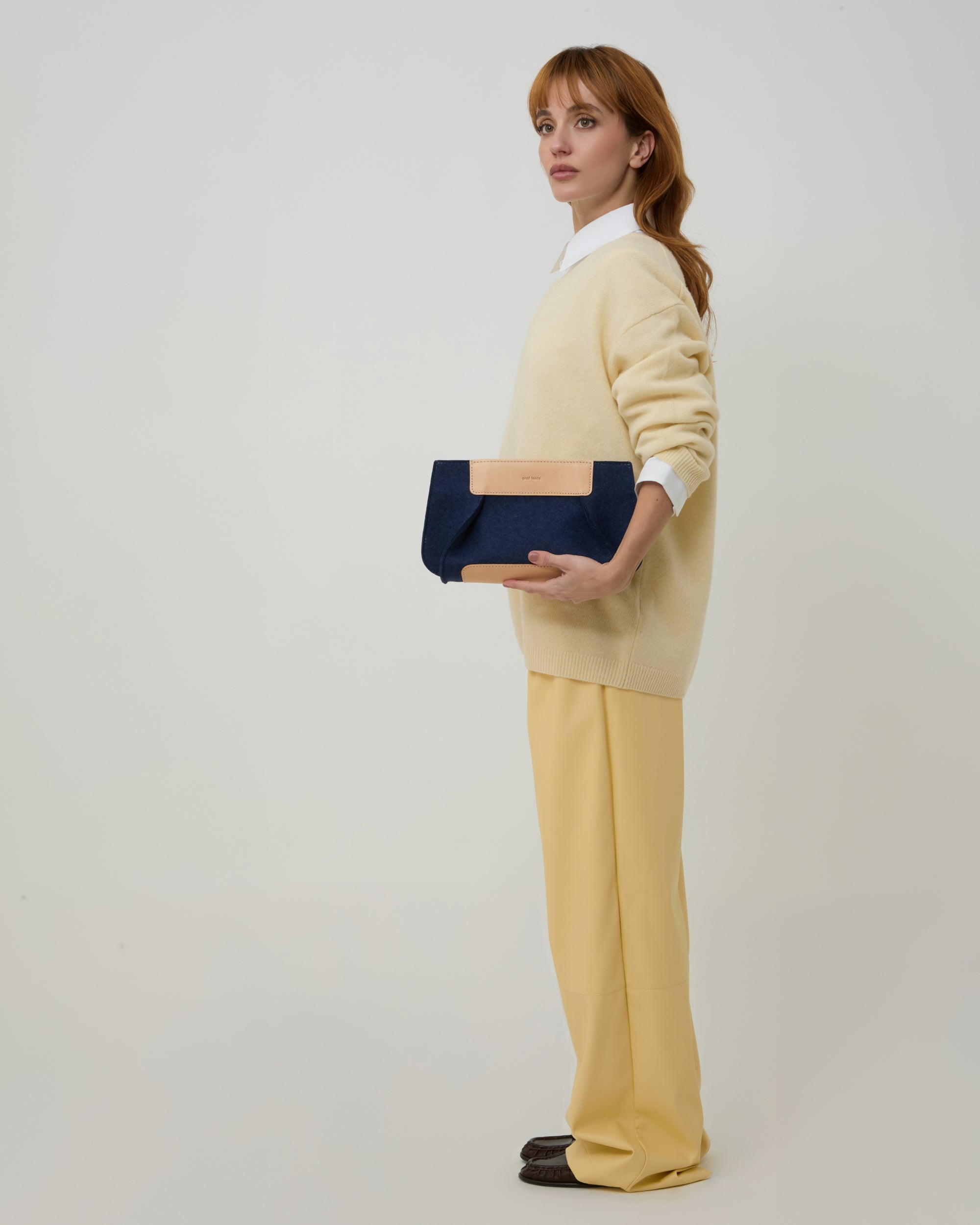 Frankie Merino Wool Clutch — Final Sale