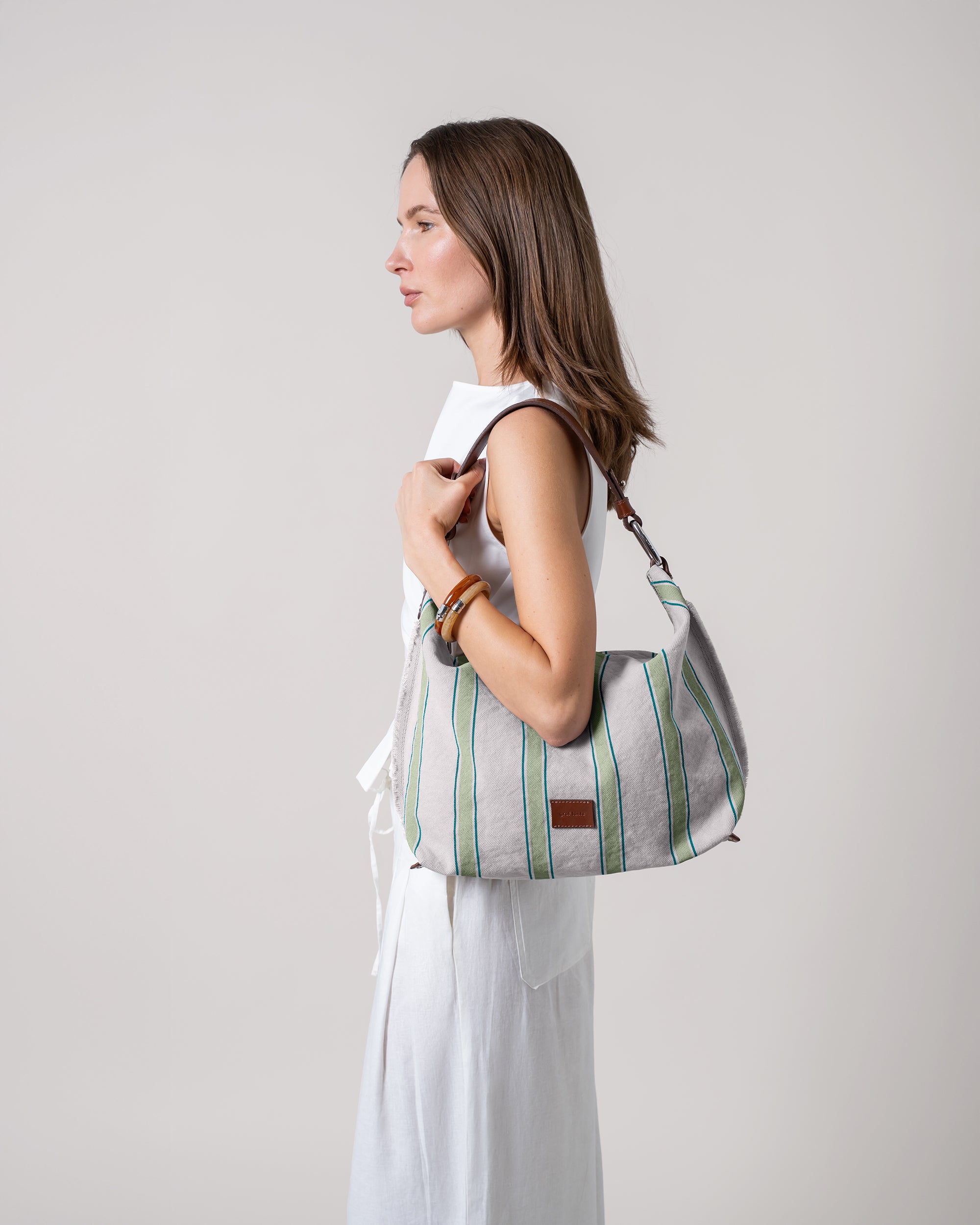 Hana Canvas Hobo Bag