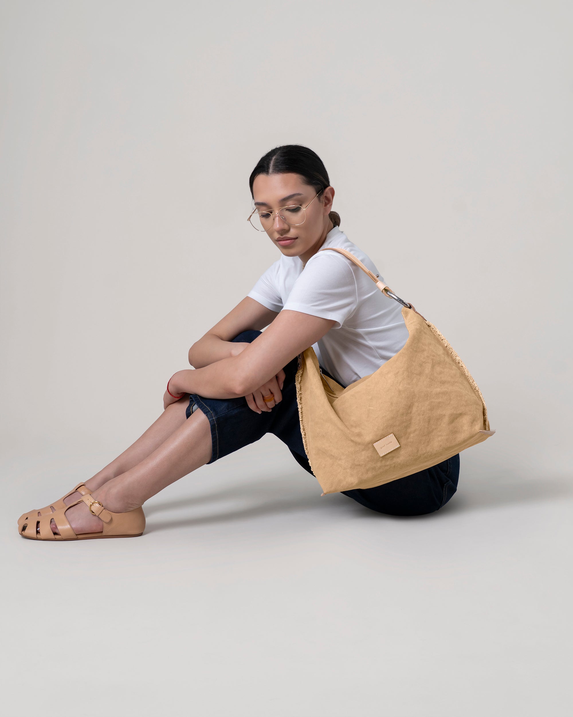 Hana Canvas Hobo Bag