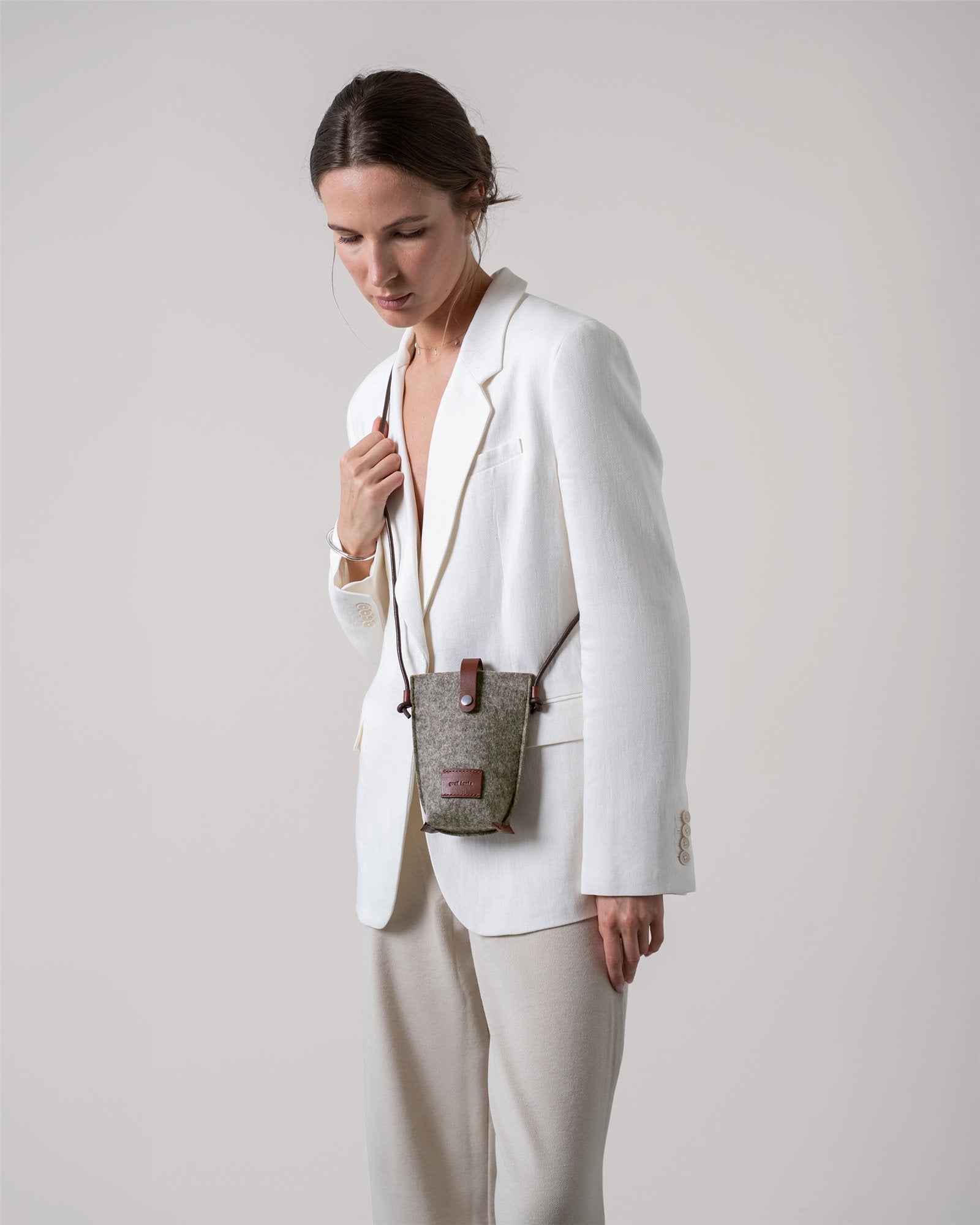 Hana Merino Wool Phone Crossbody